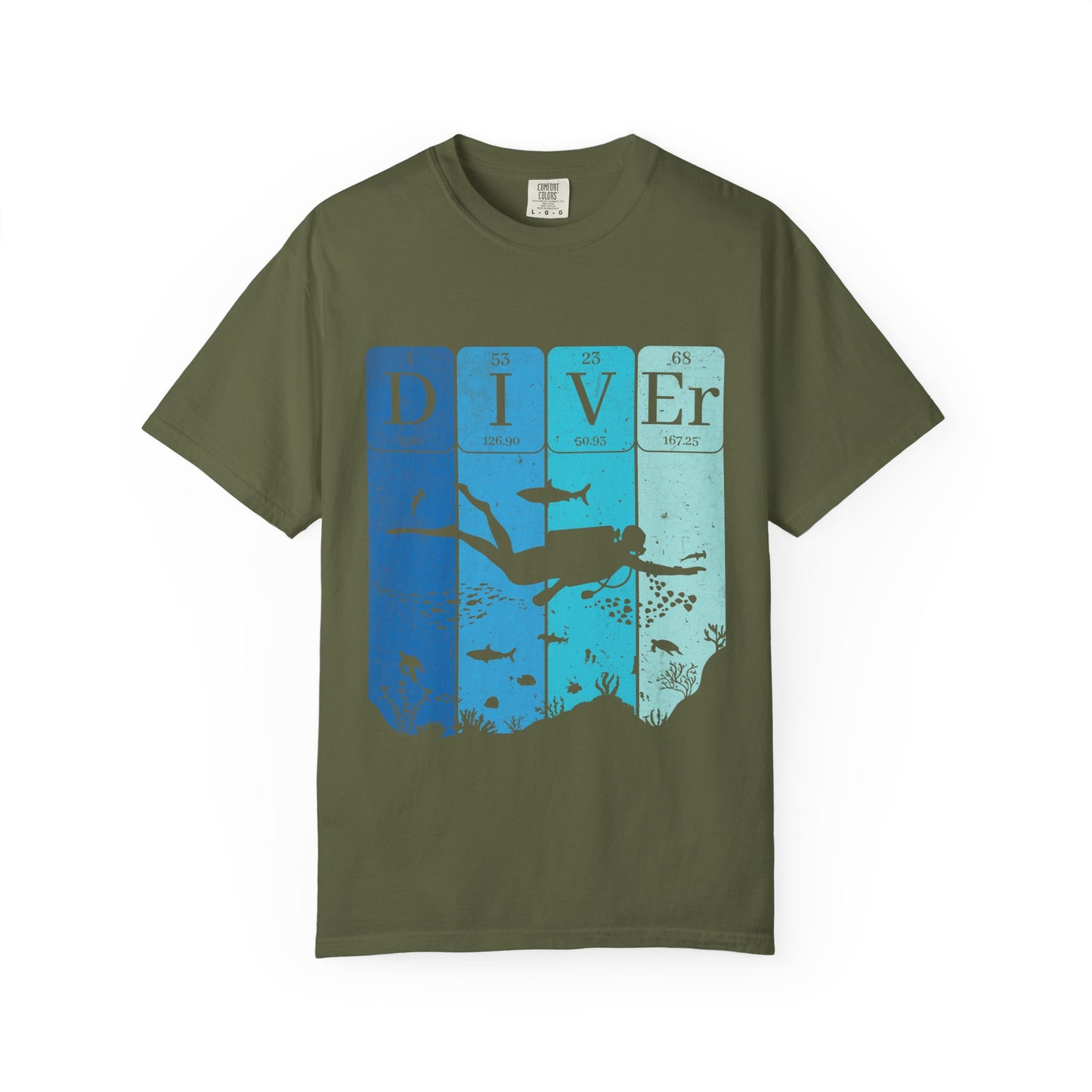 Diver Periodic Table (Almost) Tshirt