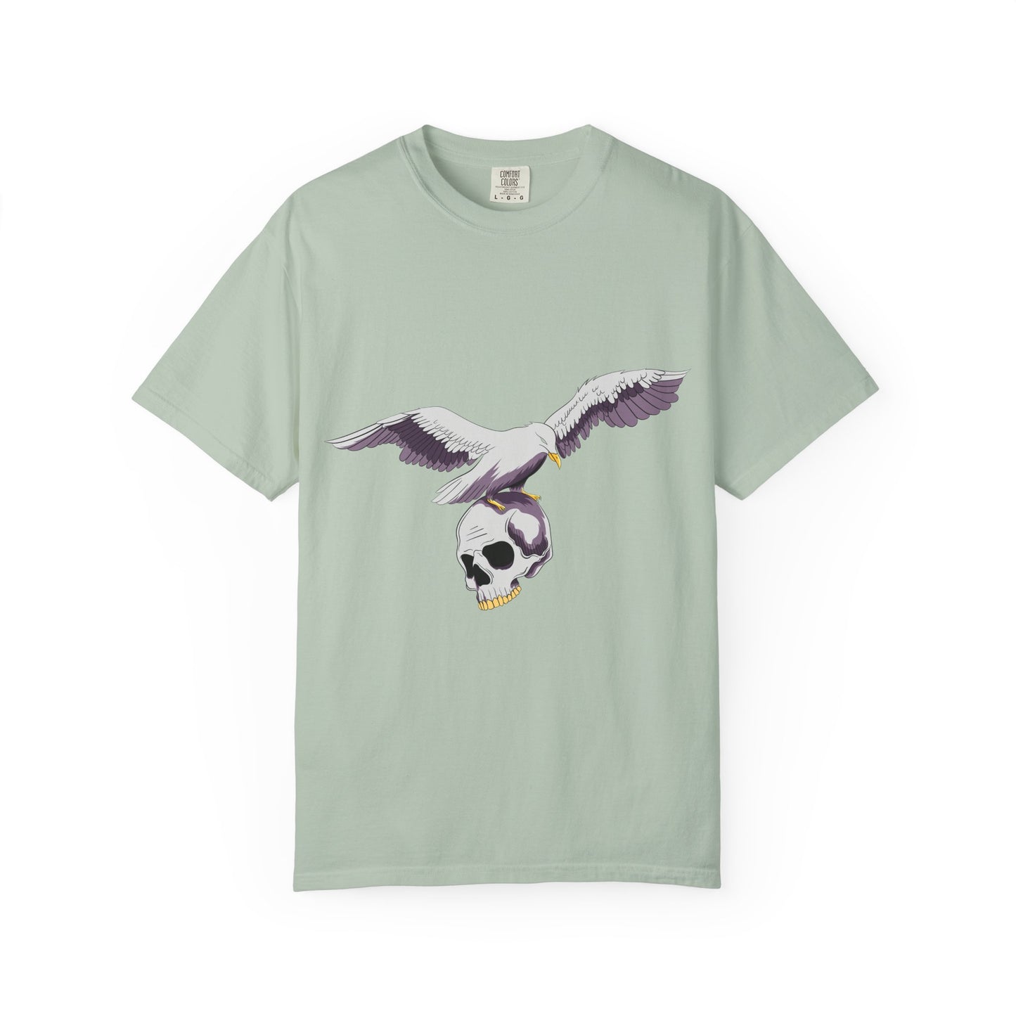 Flying Seagull with Skull Tshirt