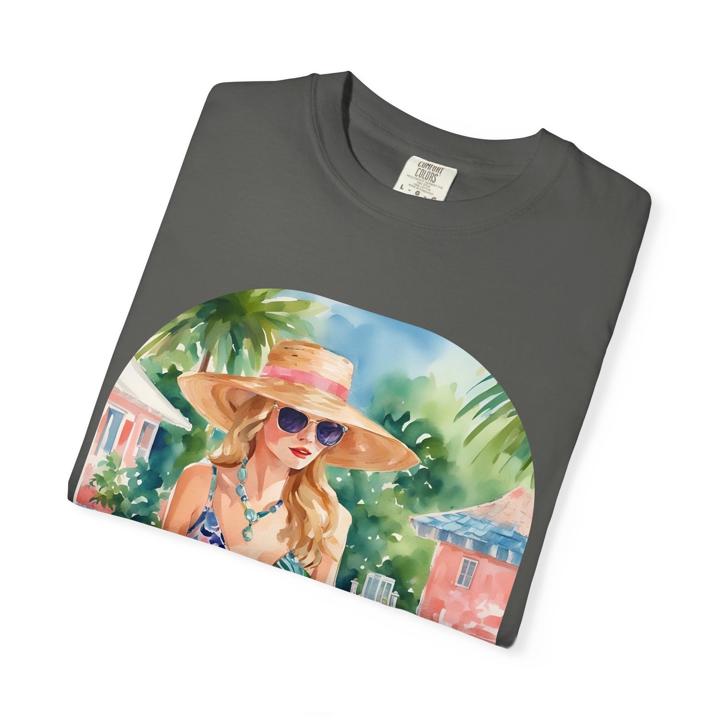 Watercolor Beach Girl T-shirt