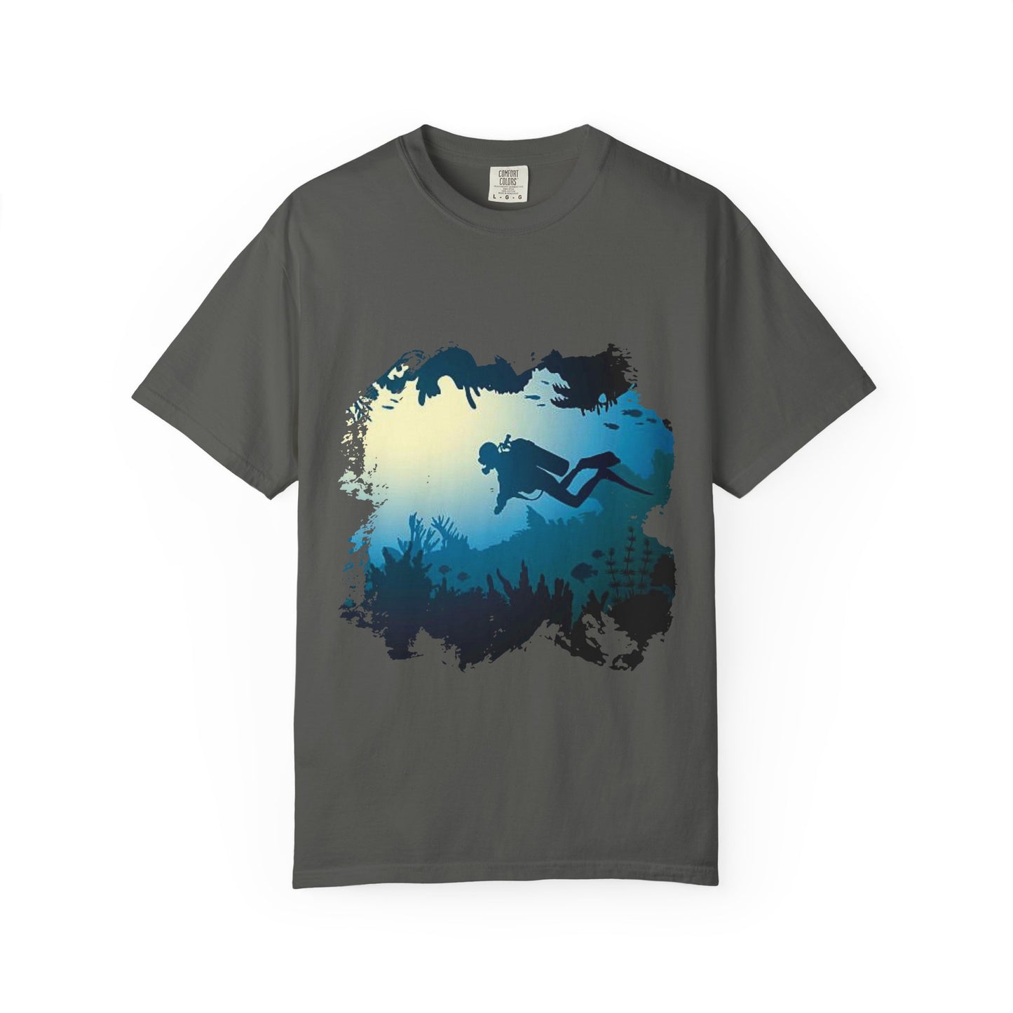 Scuba Diver Scenery Tshirt