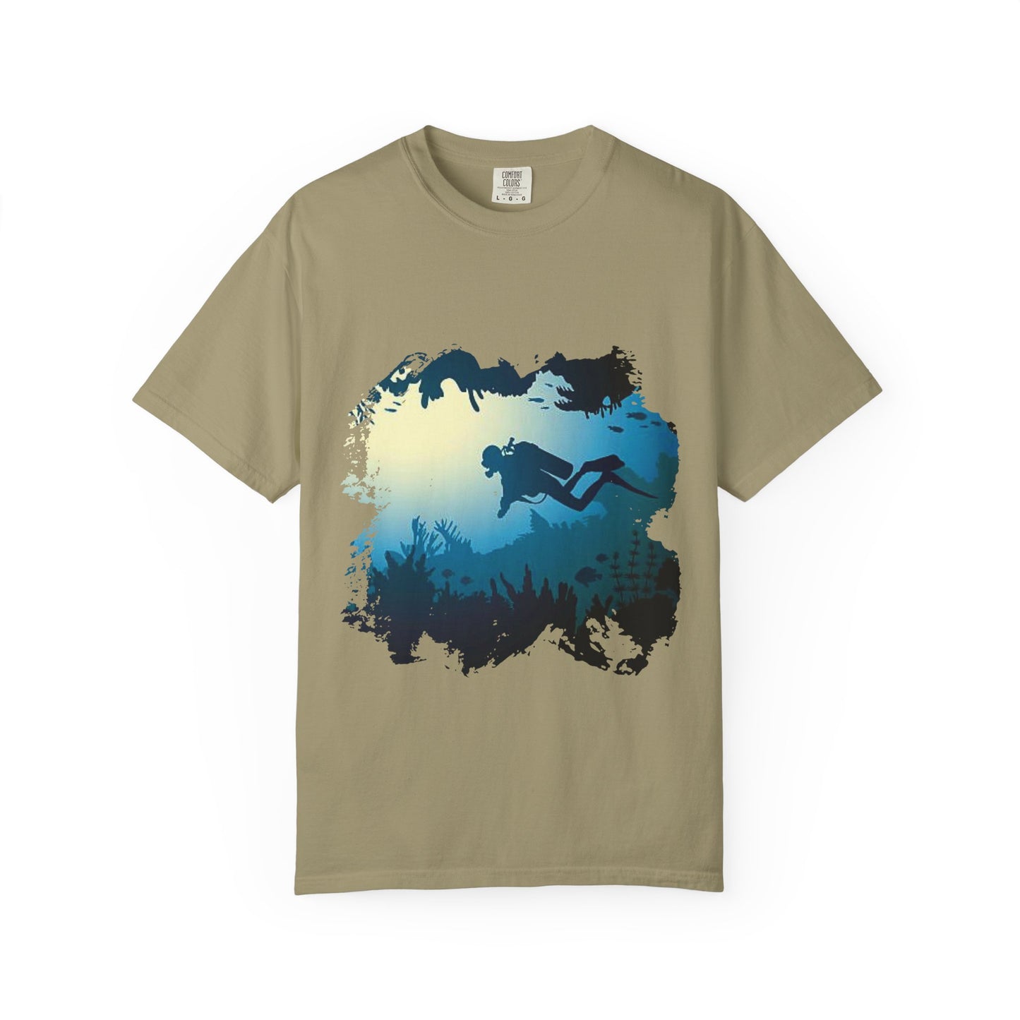 Scuba Diver Scenery Tshirt