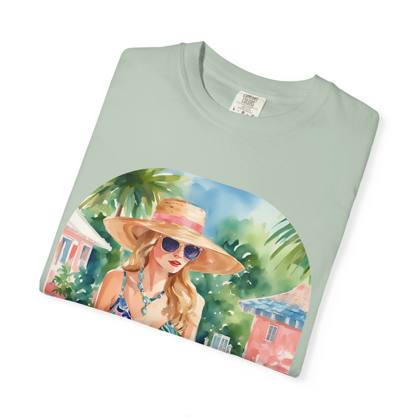 Watercolor Beach Girl T-shirt