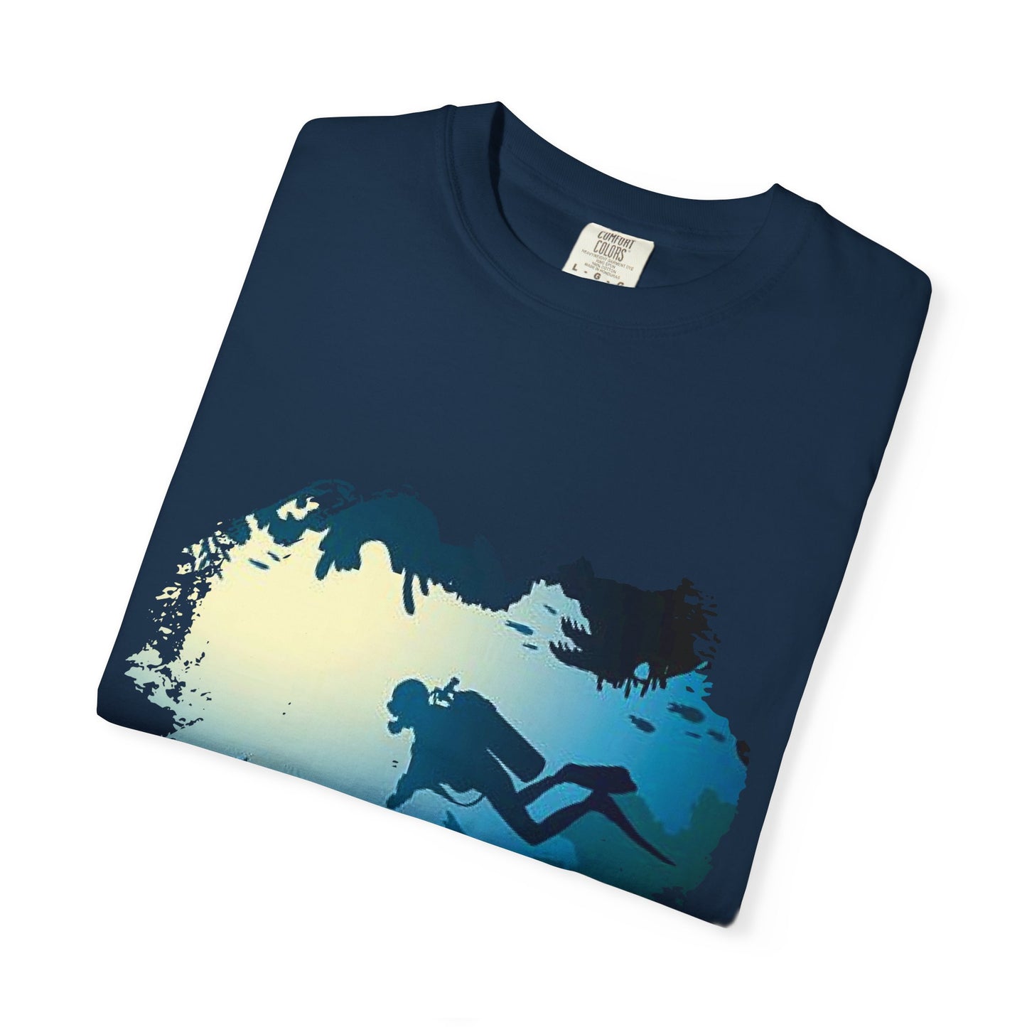 Scuba Diver Scenery Tshirt