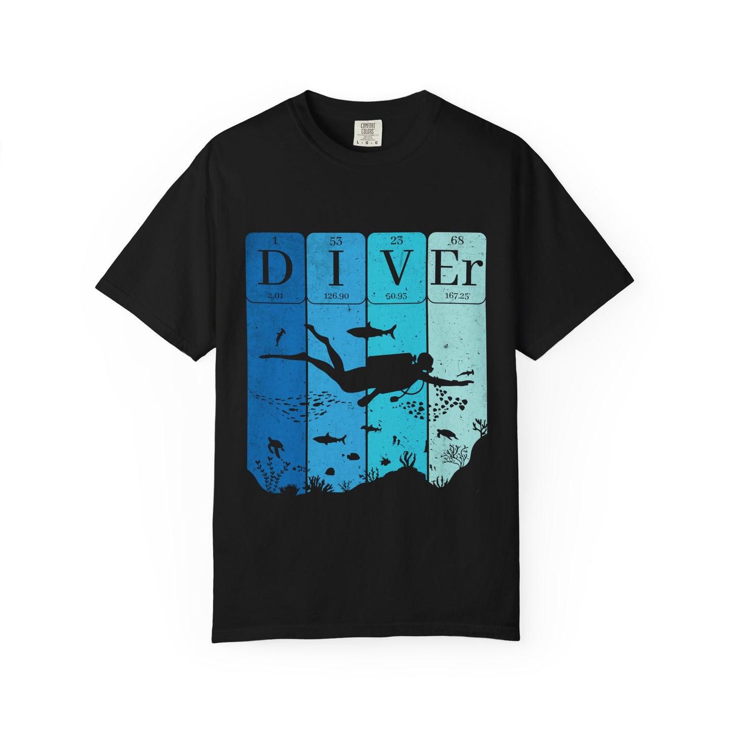 Diver Periodic Table (Almost) Tshirt