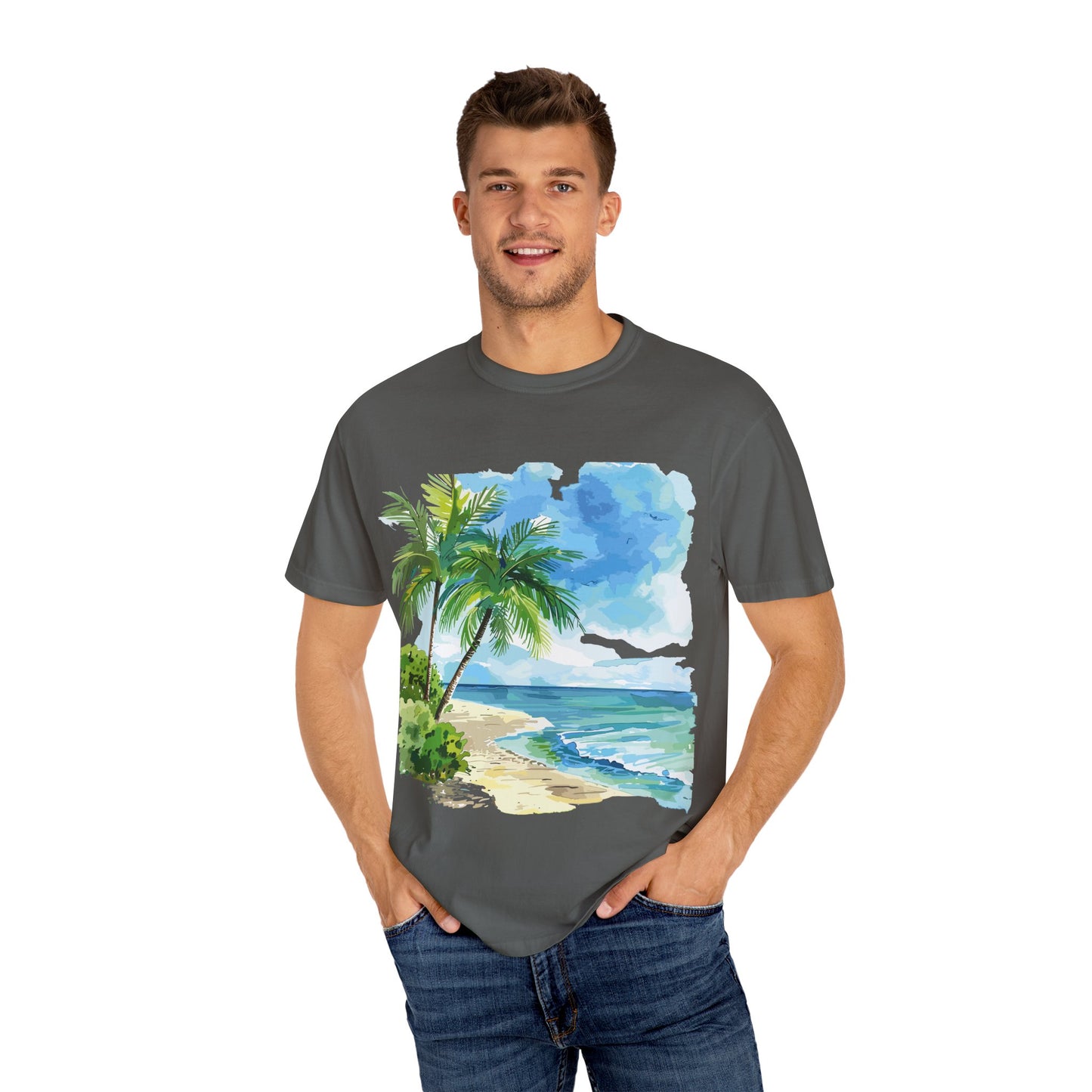 Watercolor Palm Tree T-shirt