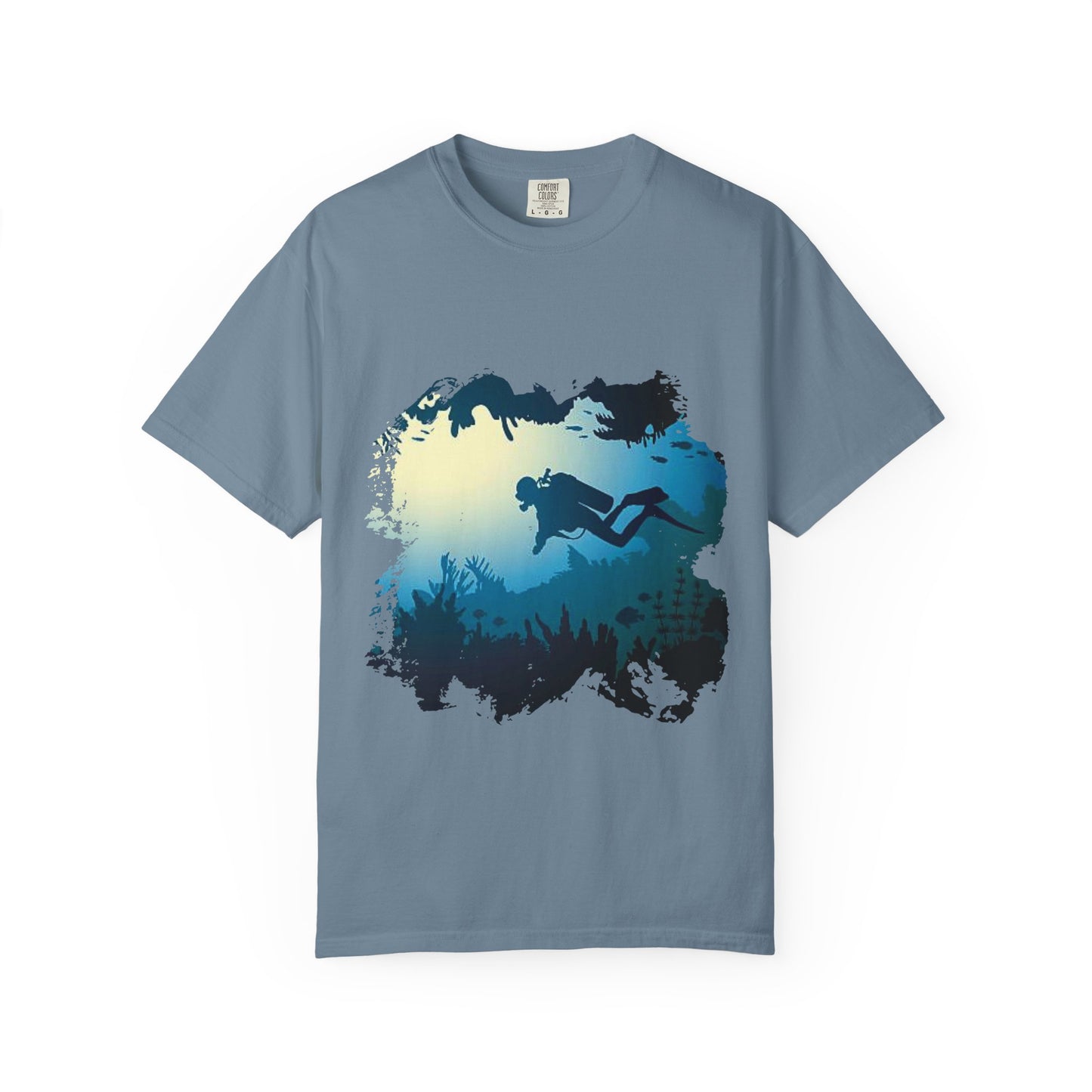 Scuba Diver Scenery Tshirt