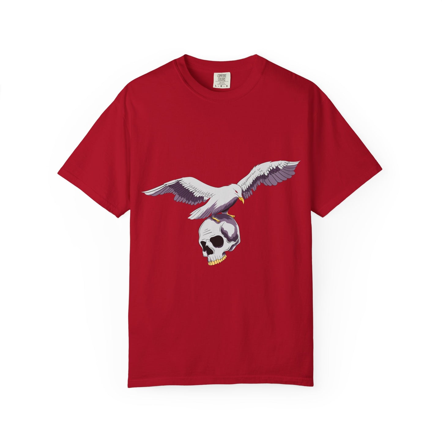 Flying Seagull with Skull Tshirt