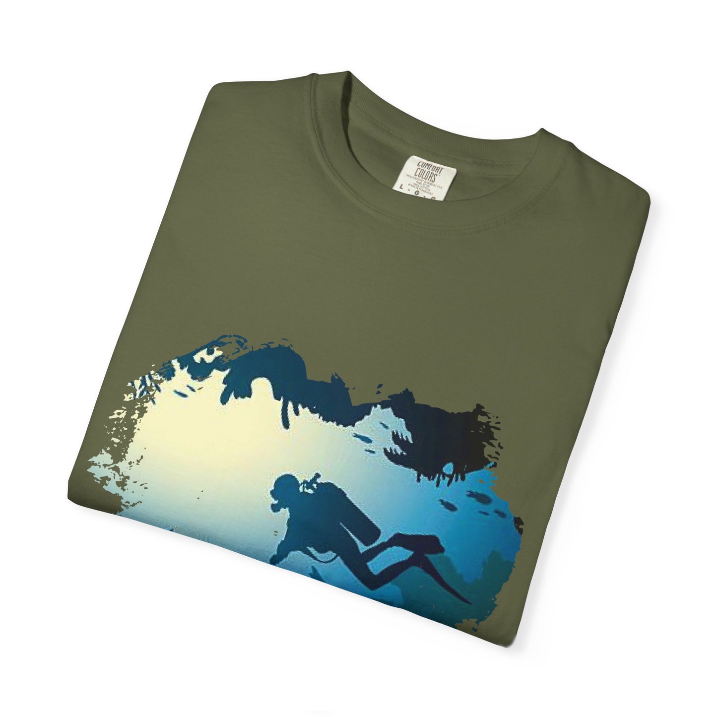 Scuba Diver Scenery Tshirt