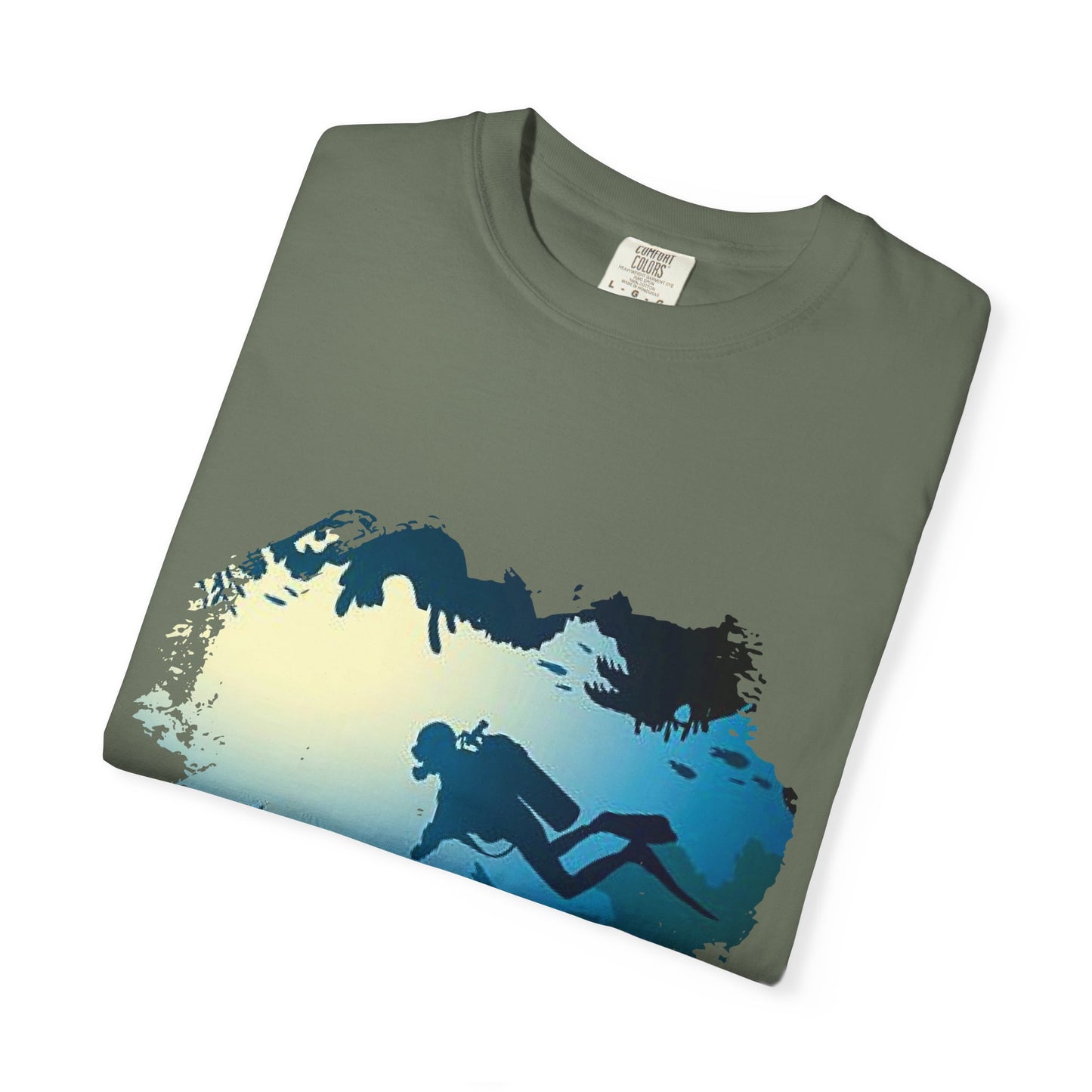 Scuba Diver Scenery Tshirt