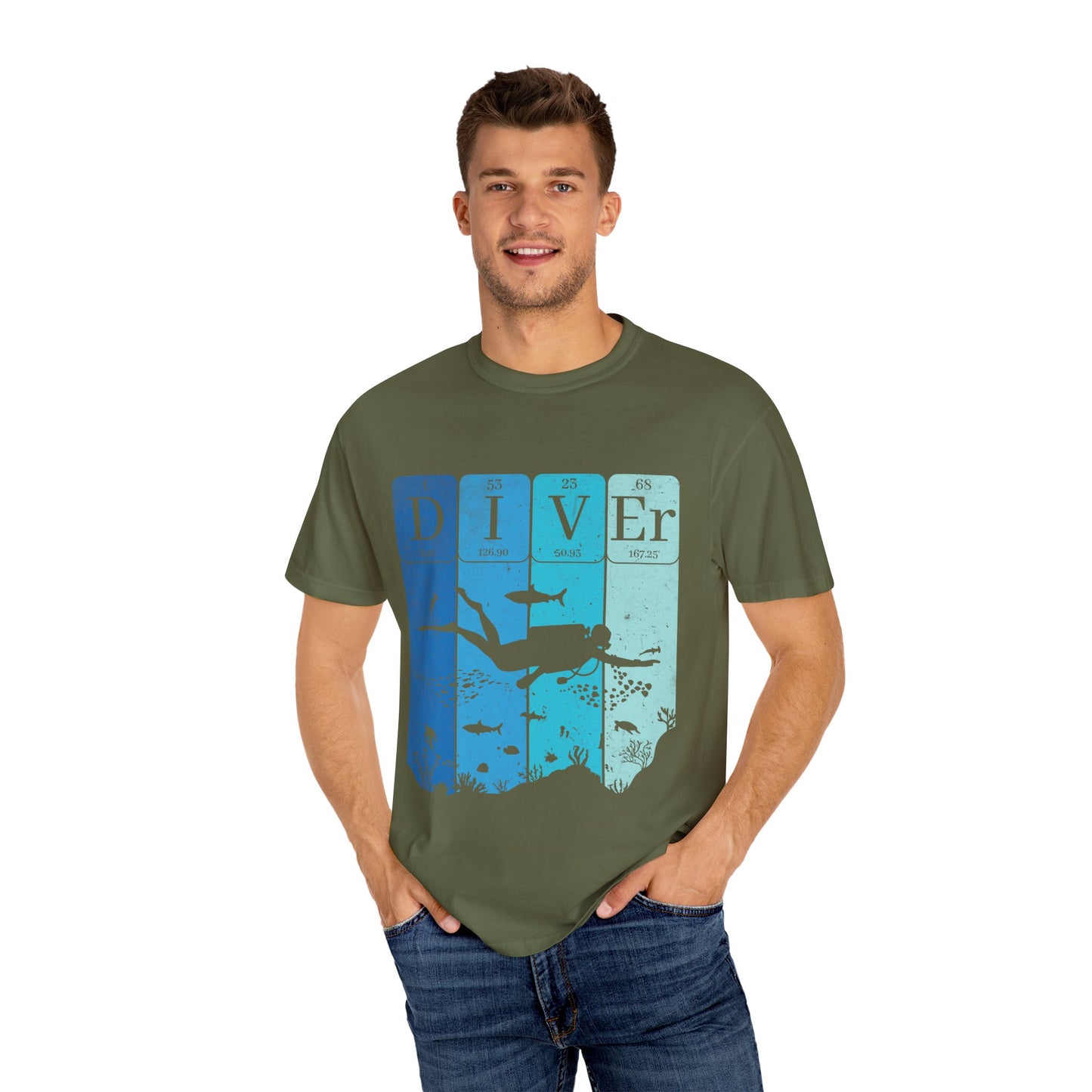 Diver Periodic Table (Almost) Tshirt