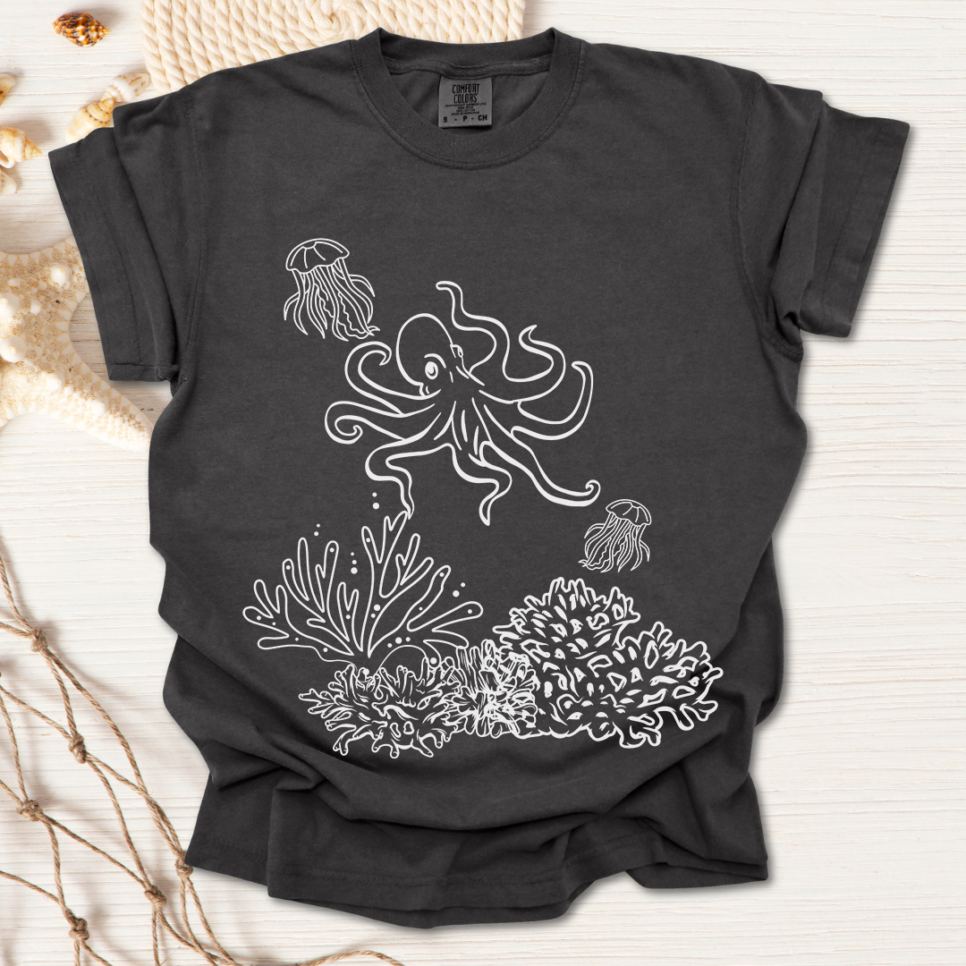 Octopus Coral Tshirt