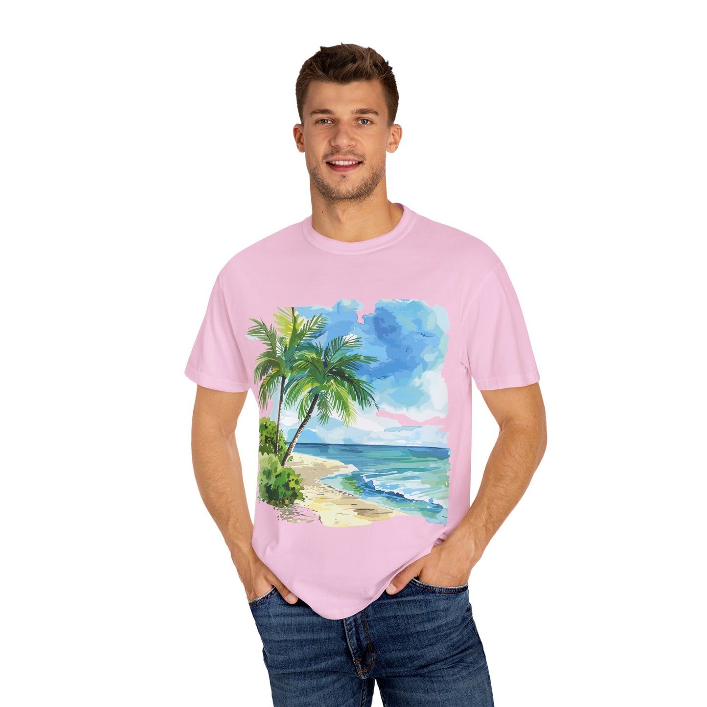 Watercolor Palm Tree T-shirt