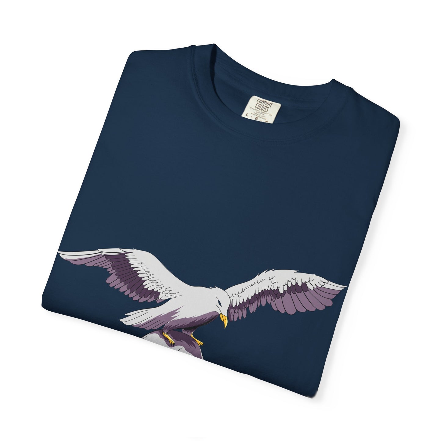 Flying Seagull with Skull Tshirt