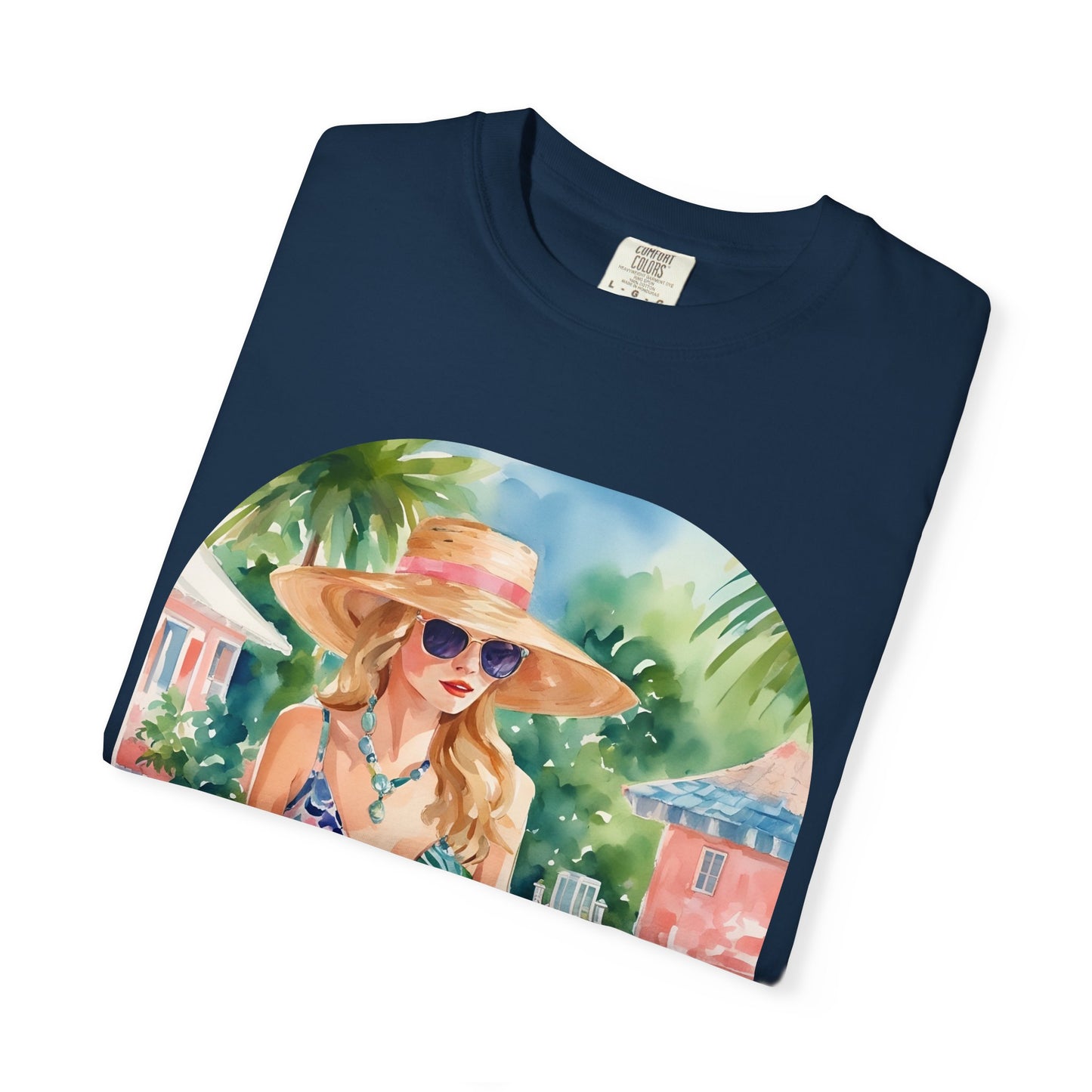 Watercolor Beach Girl T-shirt