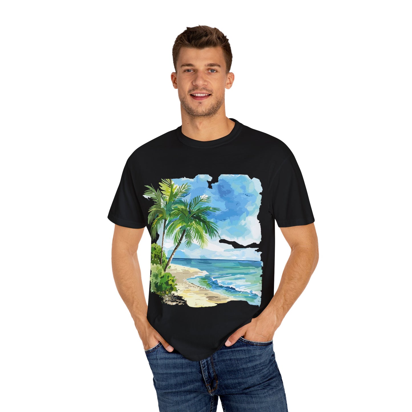 Watercolor Palm Tree T-shirt