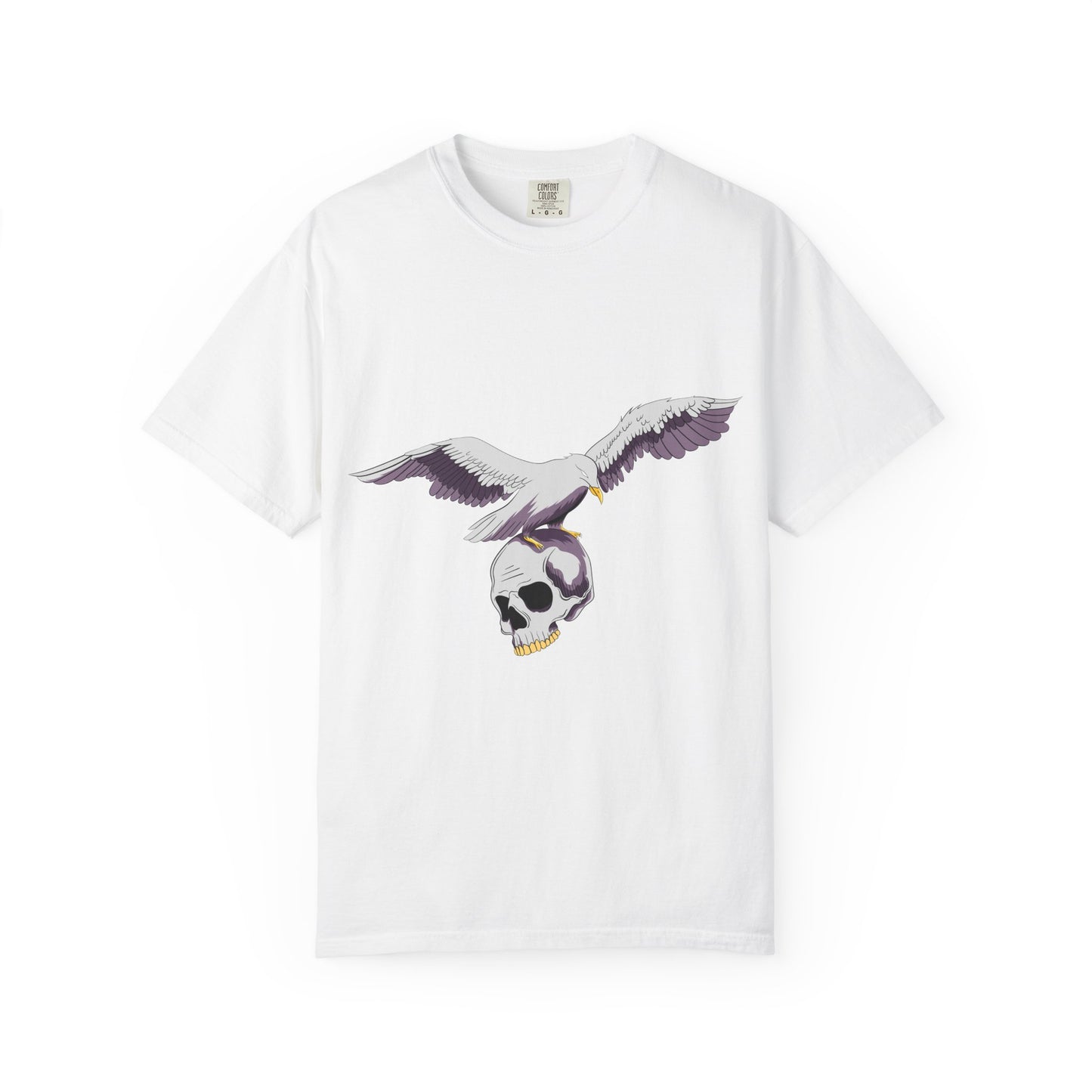 Flying Seagull with Skull Tshirt