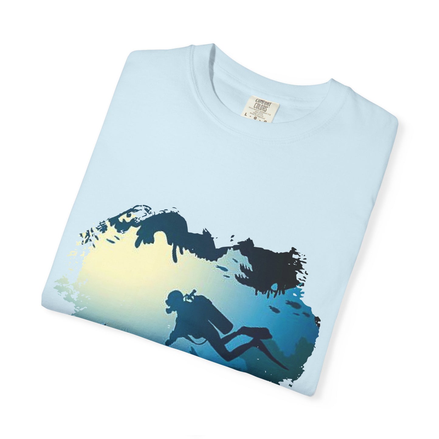 Scuba Diver Scenery Tshirt