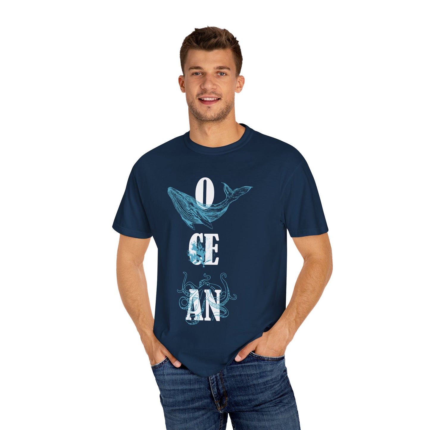 Ocean Overprint Tshirt