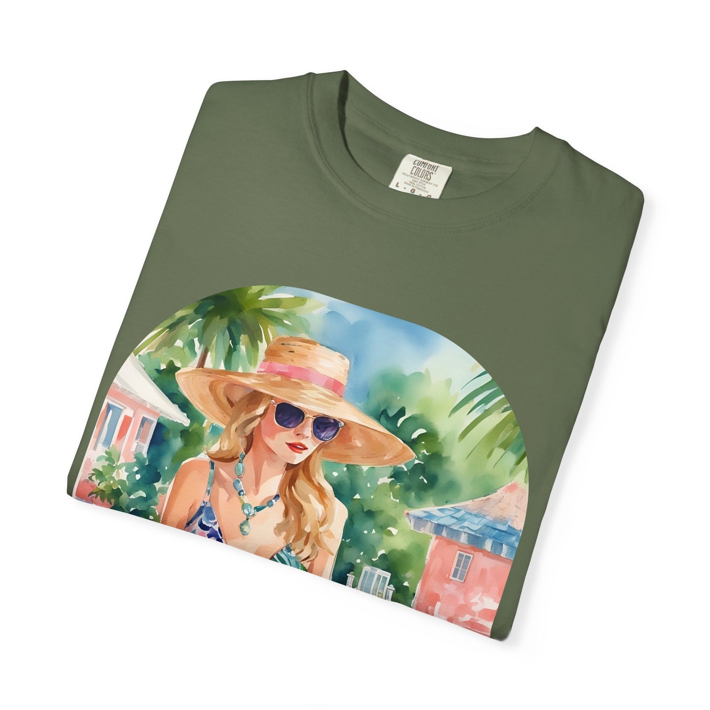 Watercolor Beach Girl T-shirt