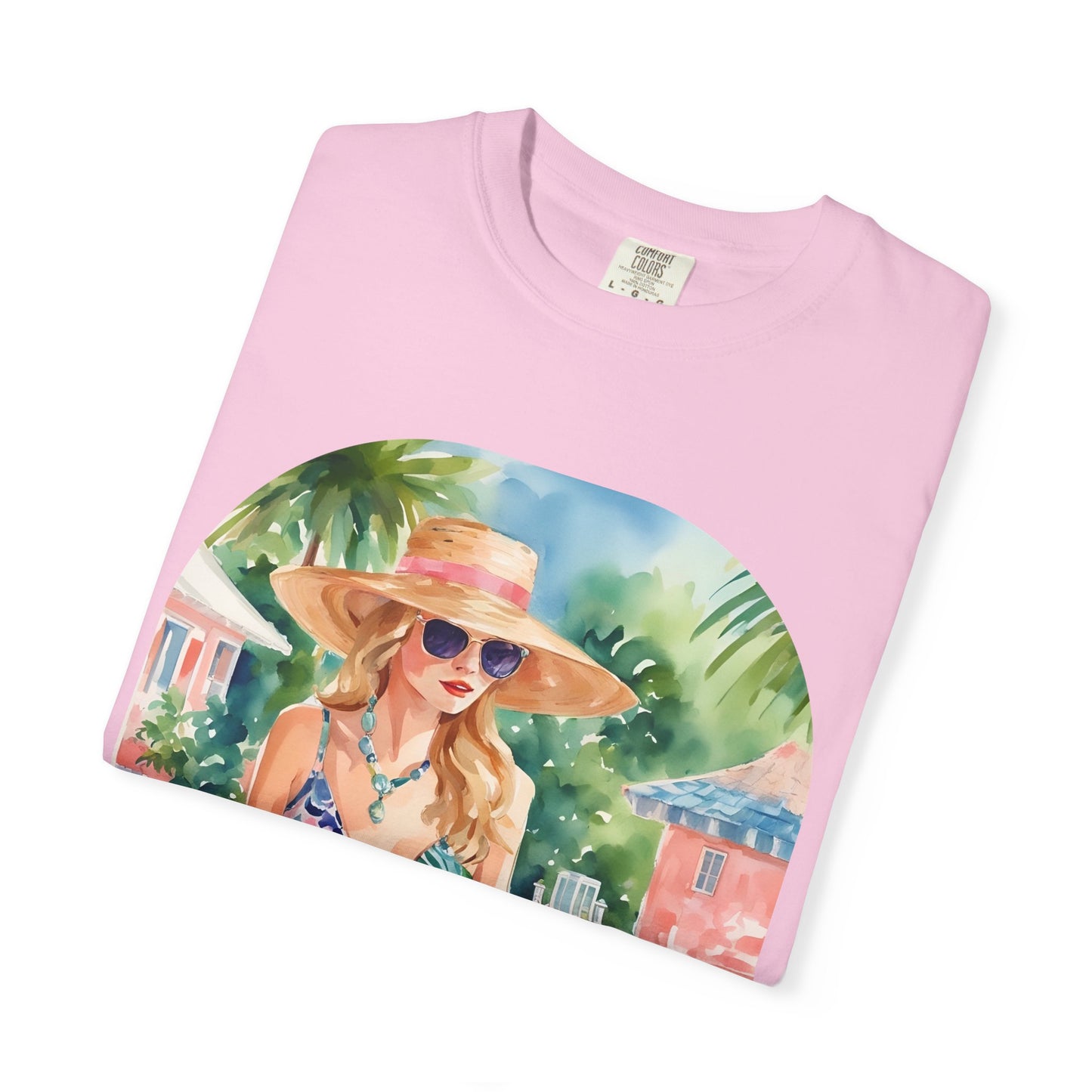 Watercolor Beach Girl T-shirt