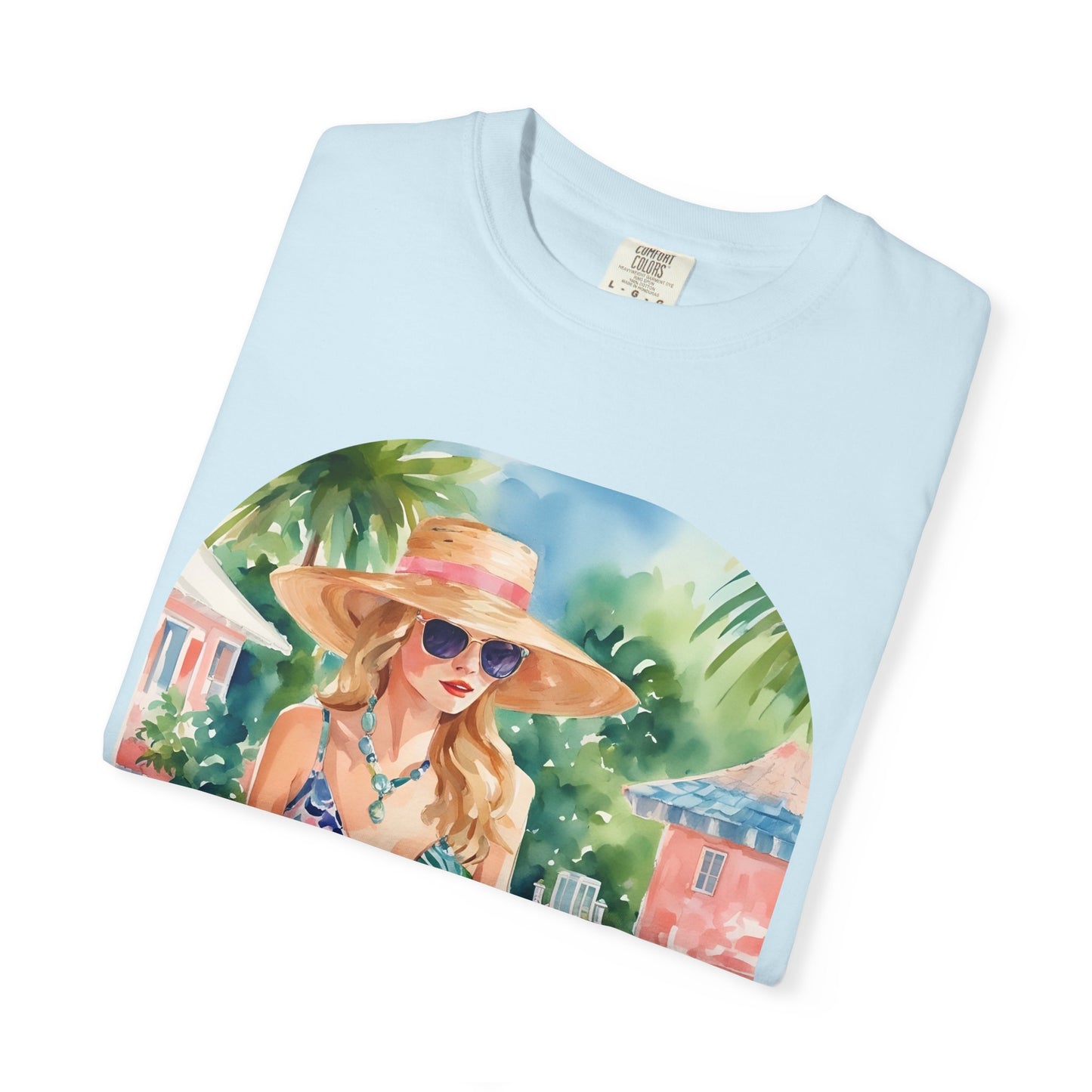 Watercolor Beach Girl T-shirt