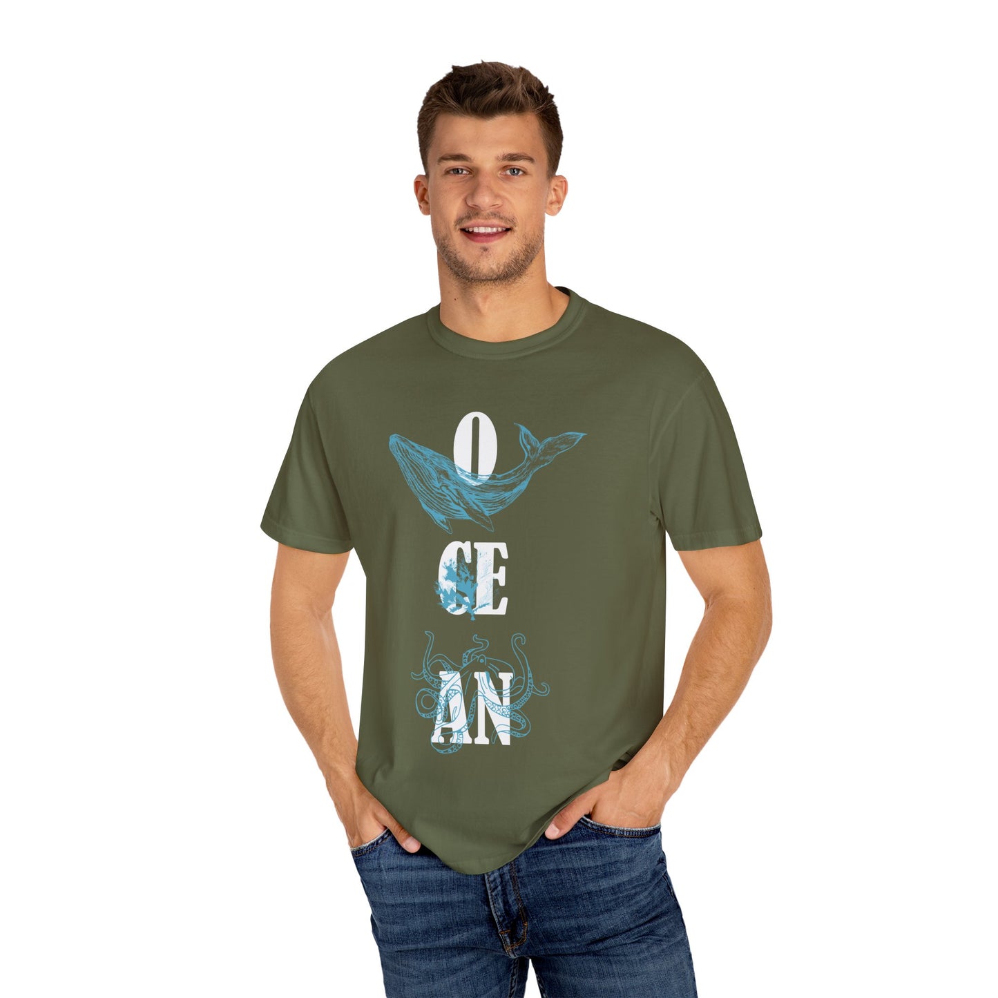 Ocean Overprint Tshirt