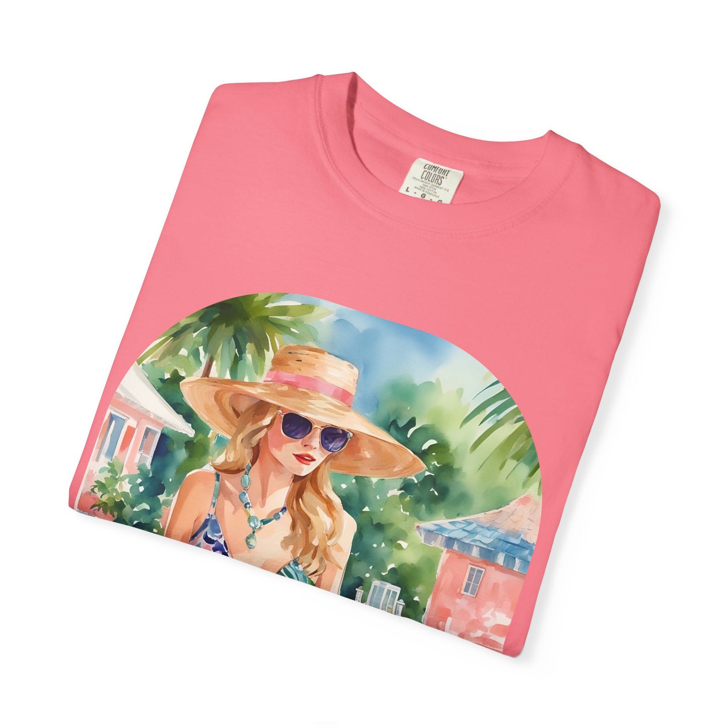 Watercolor Beach Girl T-shirt