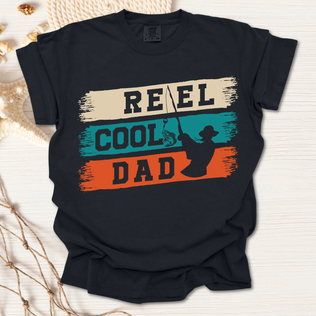 Reel Great Dad Pannels Tshirt
