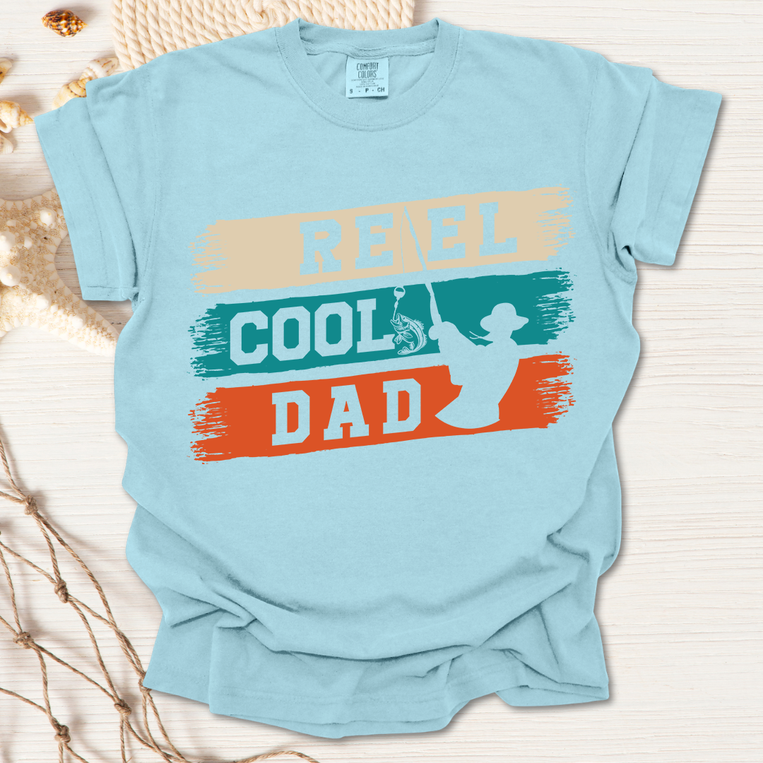 Reel Great Dad Pannels Tshirt