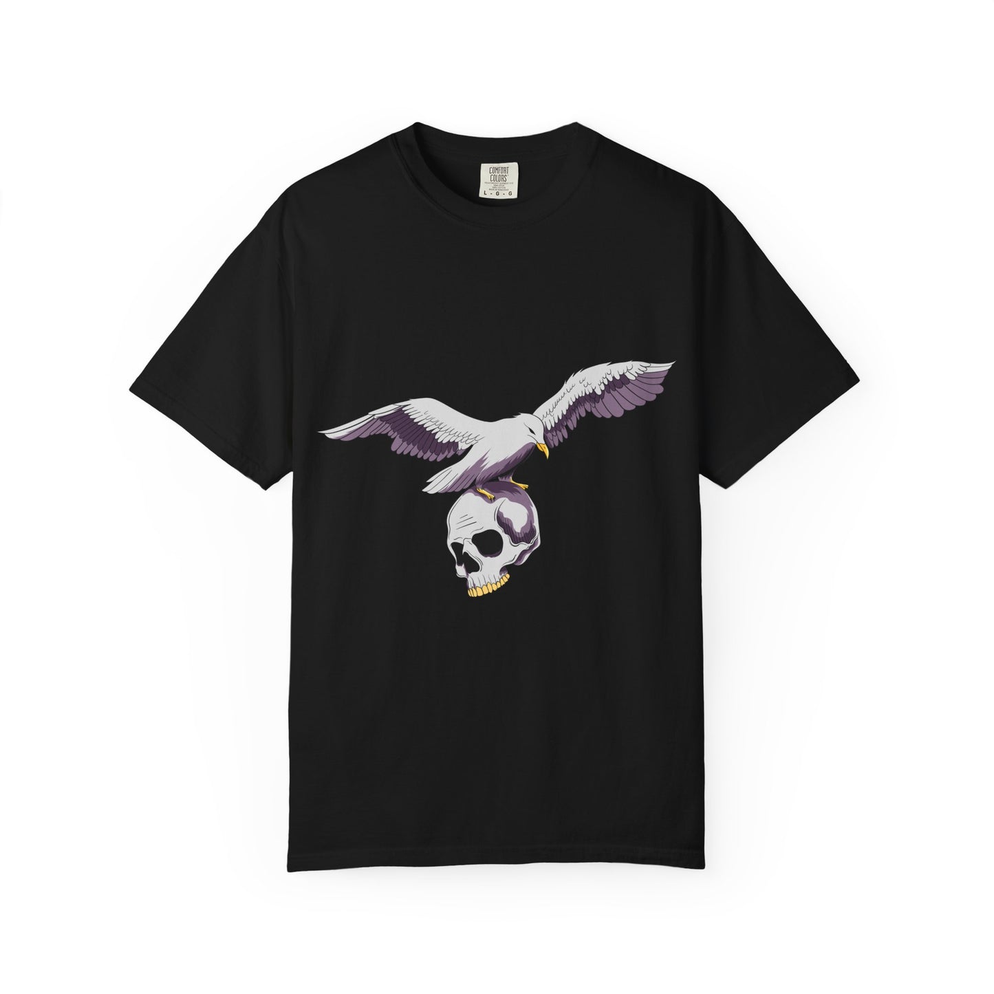 Flying Seagull with Skull Tshirt