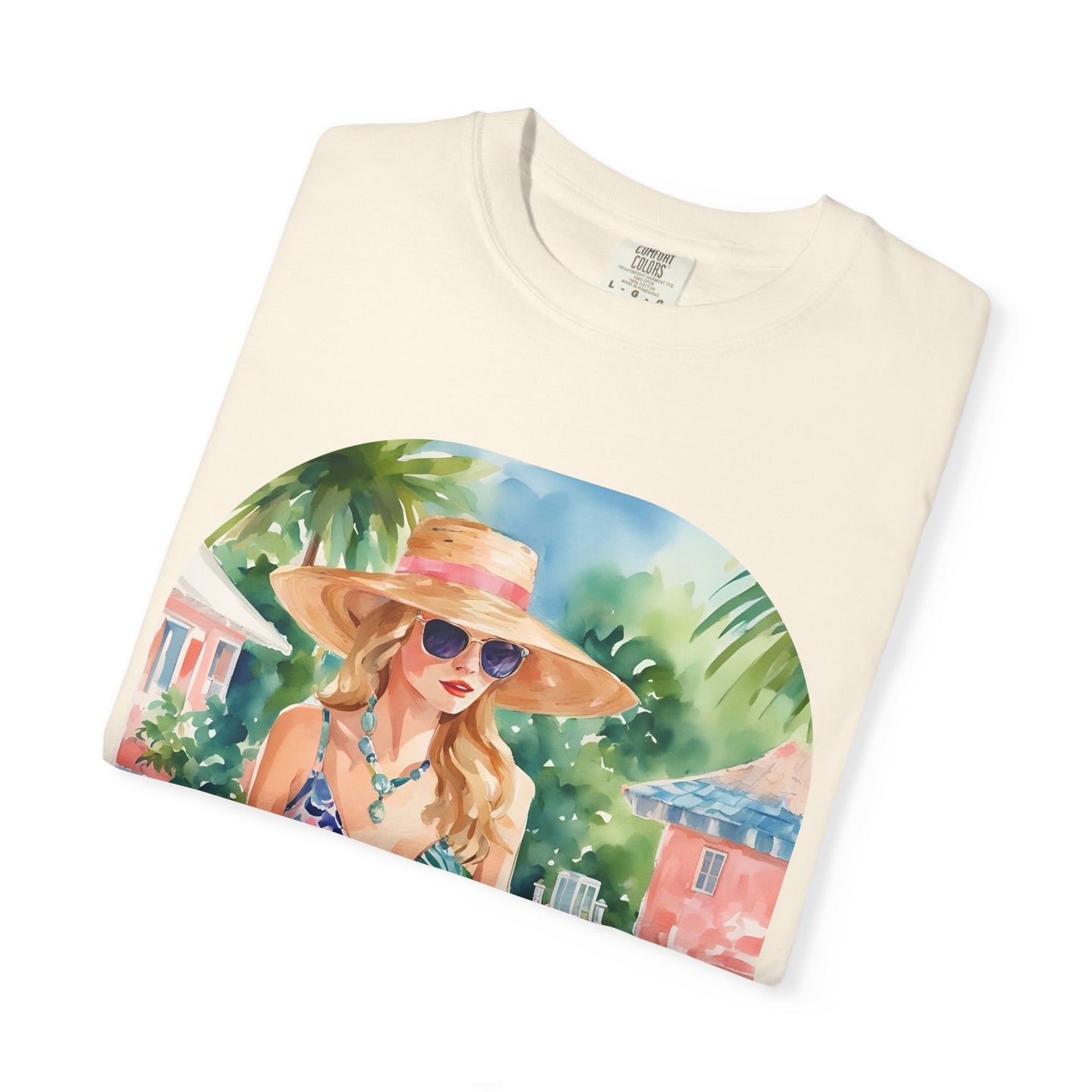 Watercolor Beach Girl T-shirt