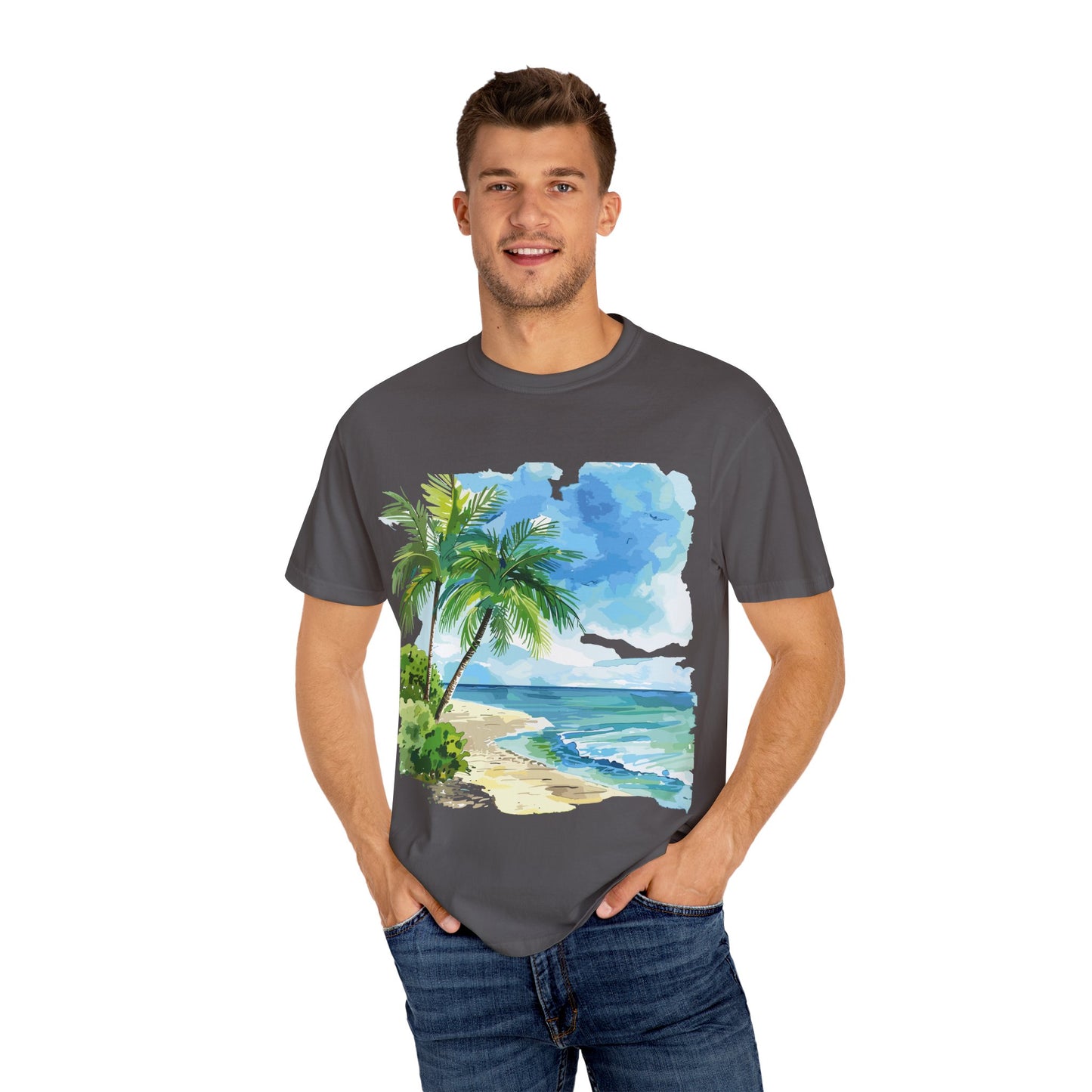 Watercolor Palm Tree T-shirt
