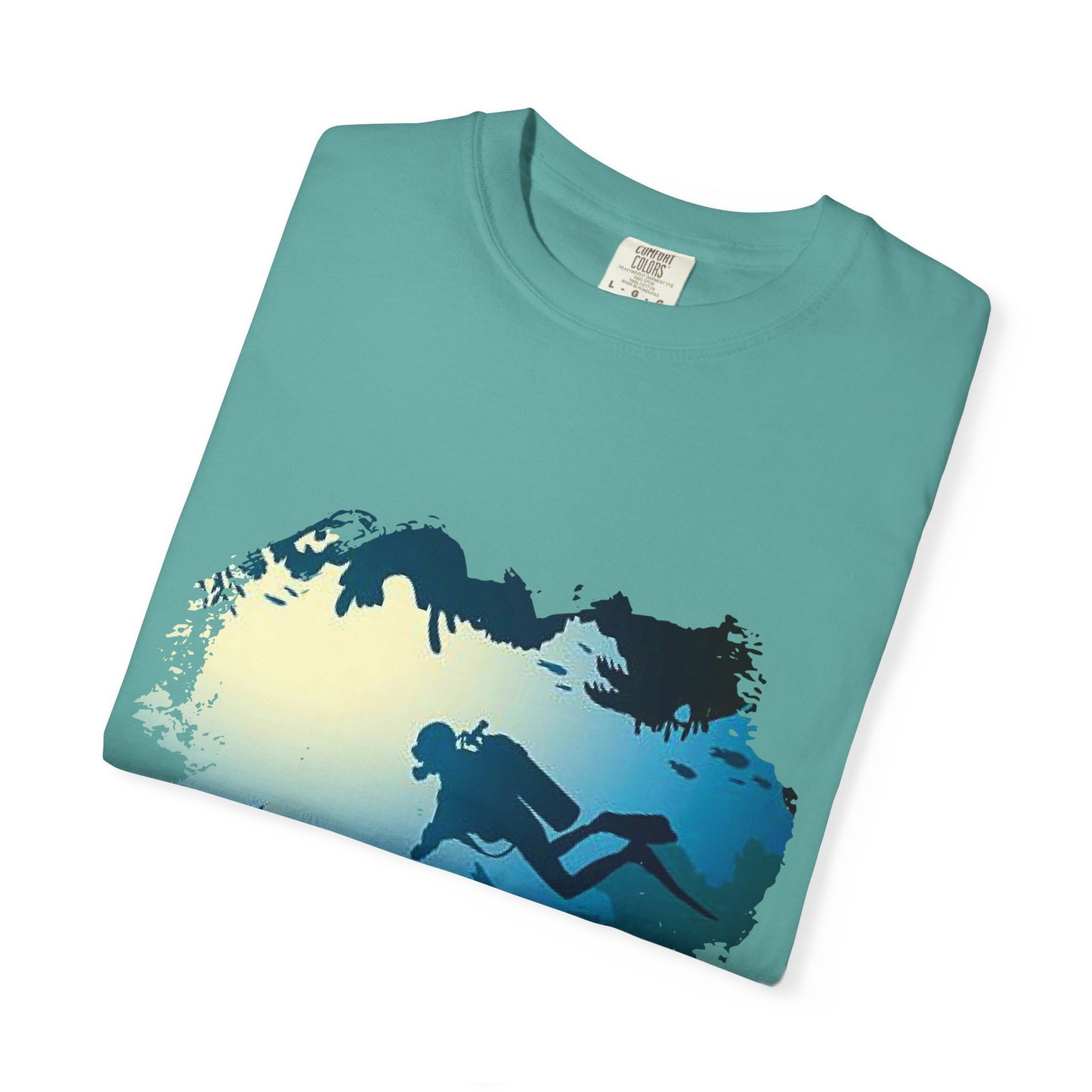 Scuba Diver Scenery Tshirt