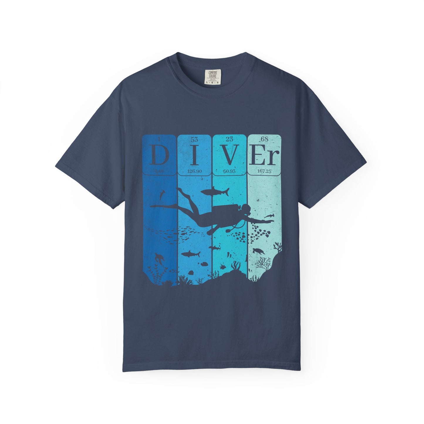 Diver Periodic Table (Almost) Tshirt