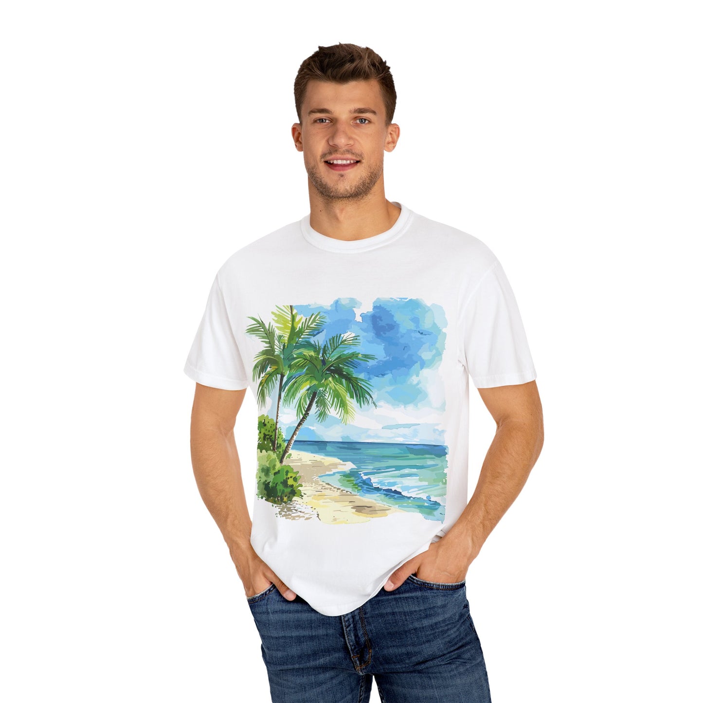 Watercolor Palm Tree T-shirt