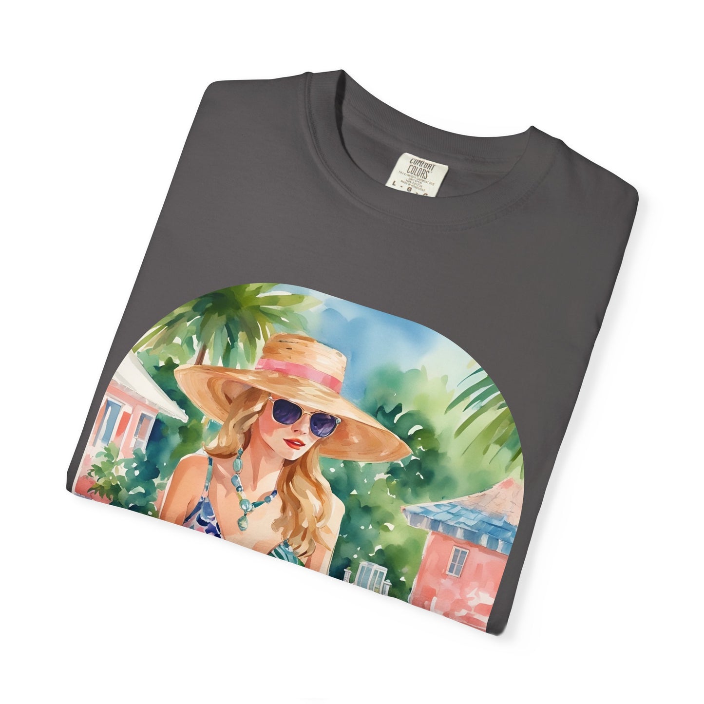 Watercolor Beach Girl T-shirt