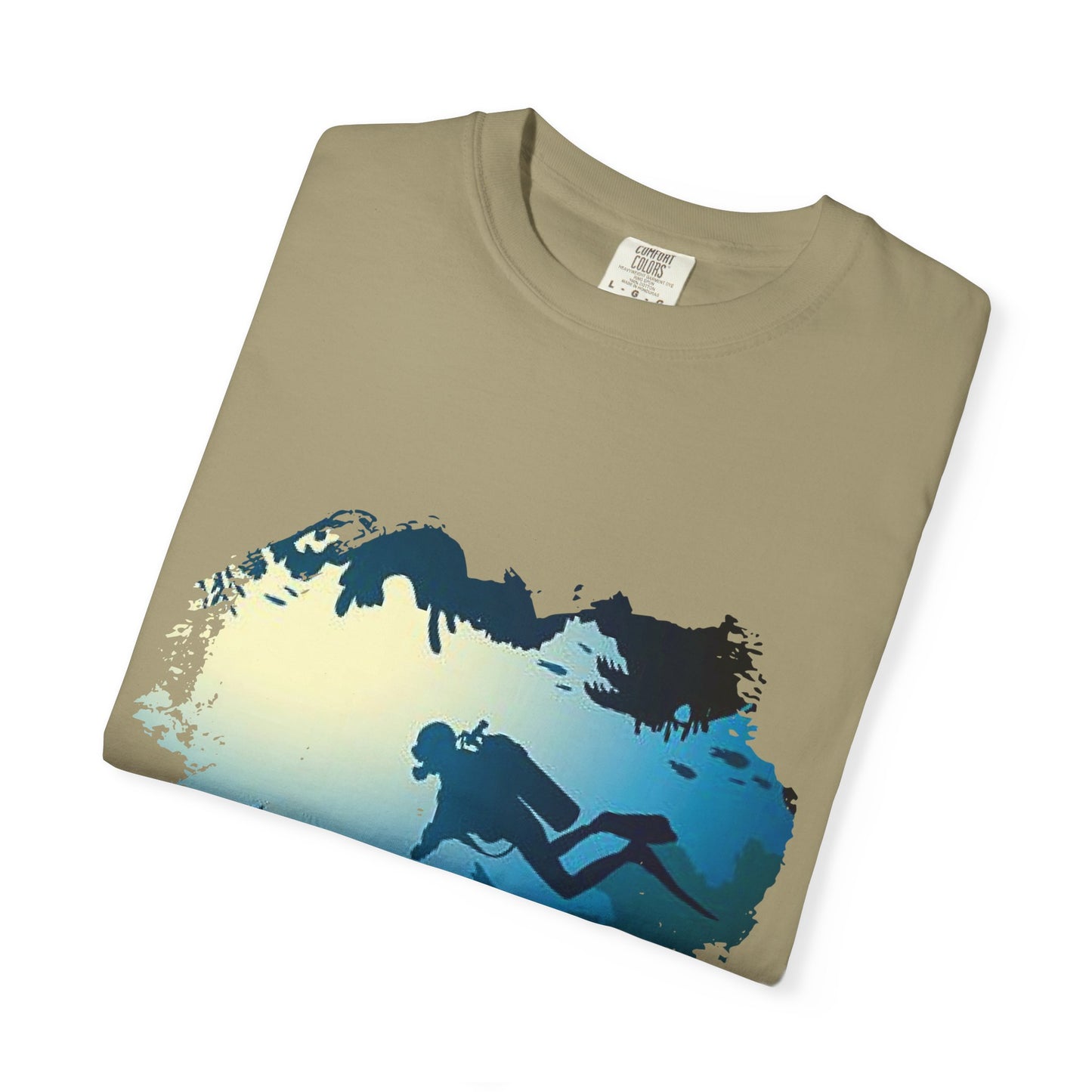 Scuba Diver Scenery Tshirt