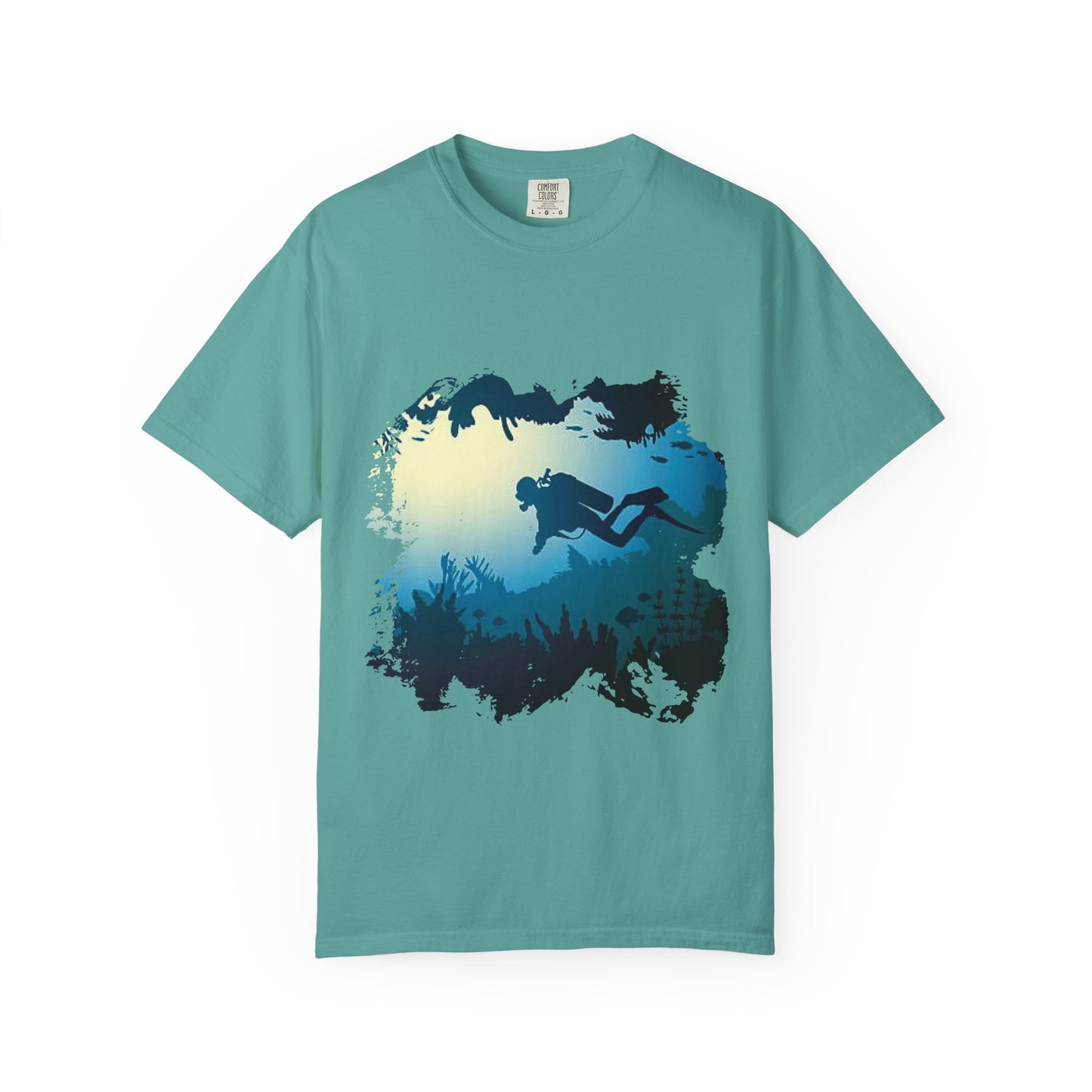 Scuba Diver Scenery Tshirt