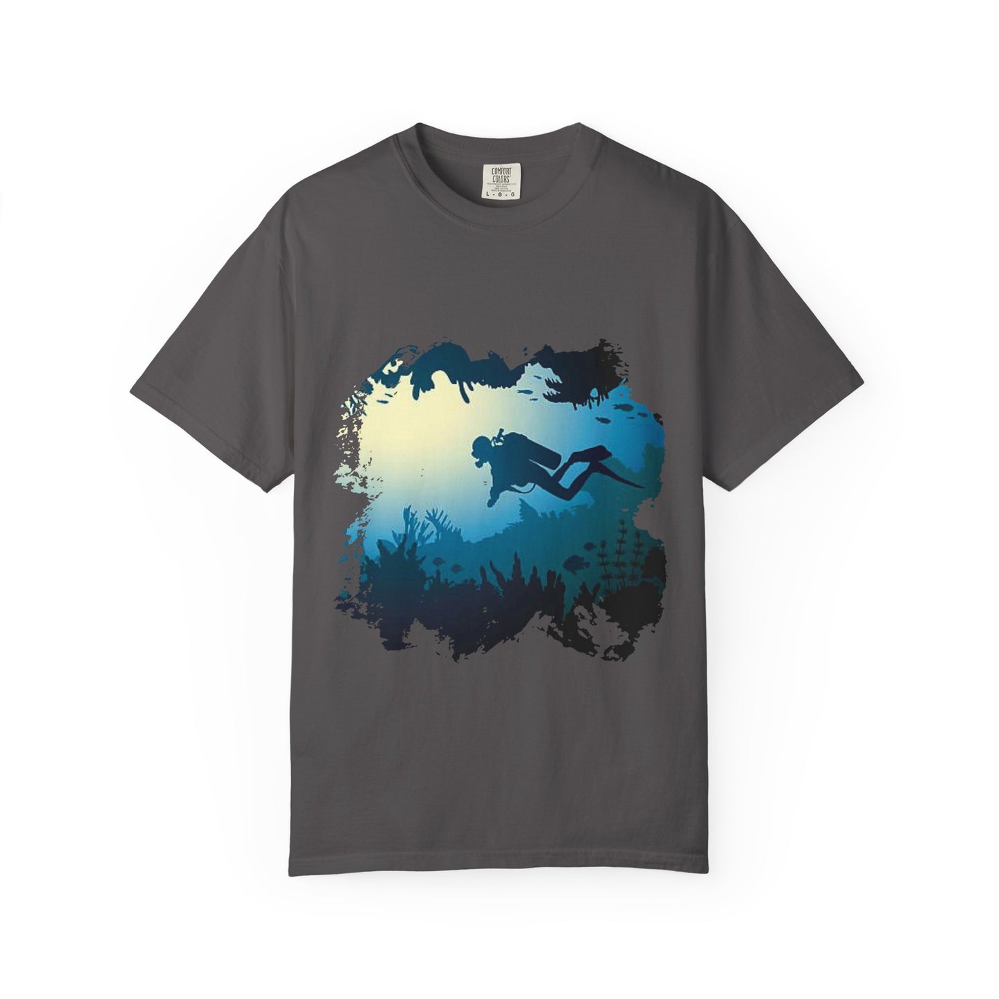 Scuba Diver Scenery Tshirt
