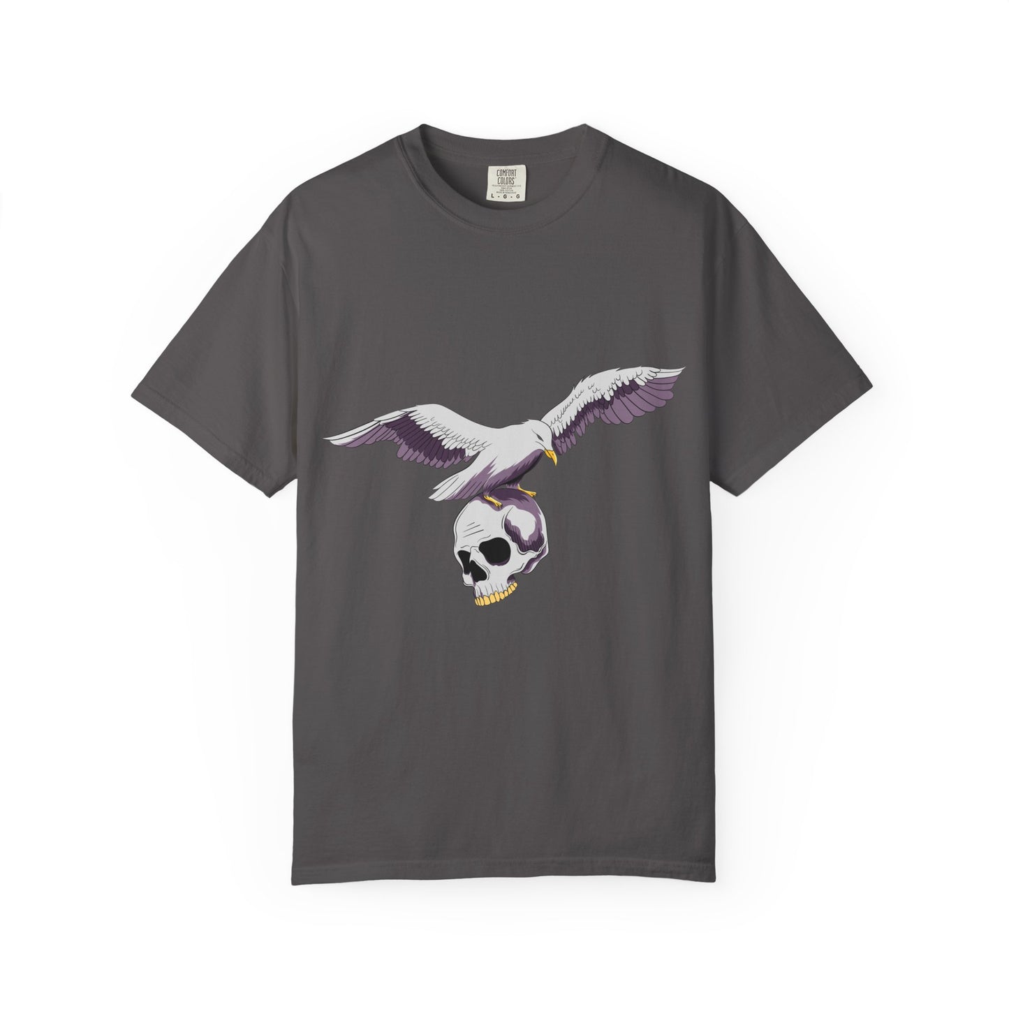 Flying Seagull with Skull Tshirt