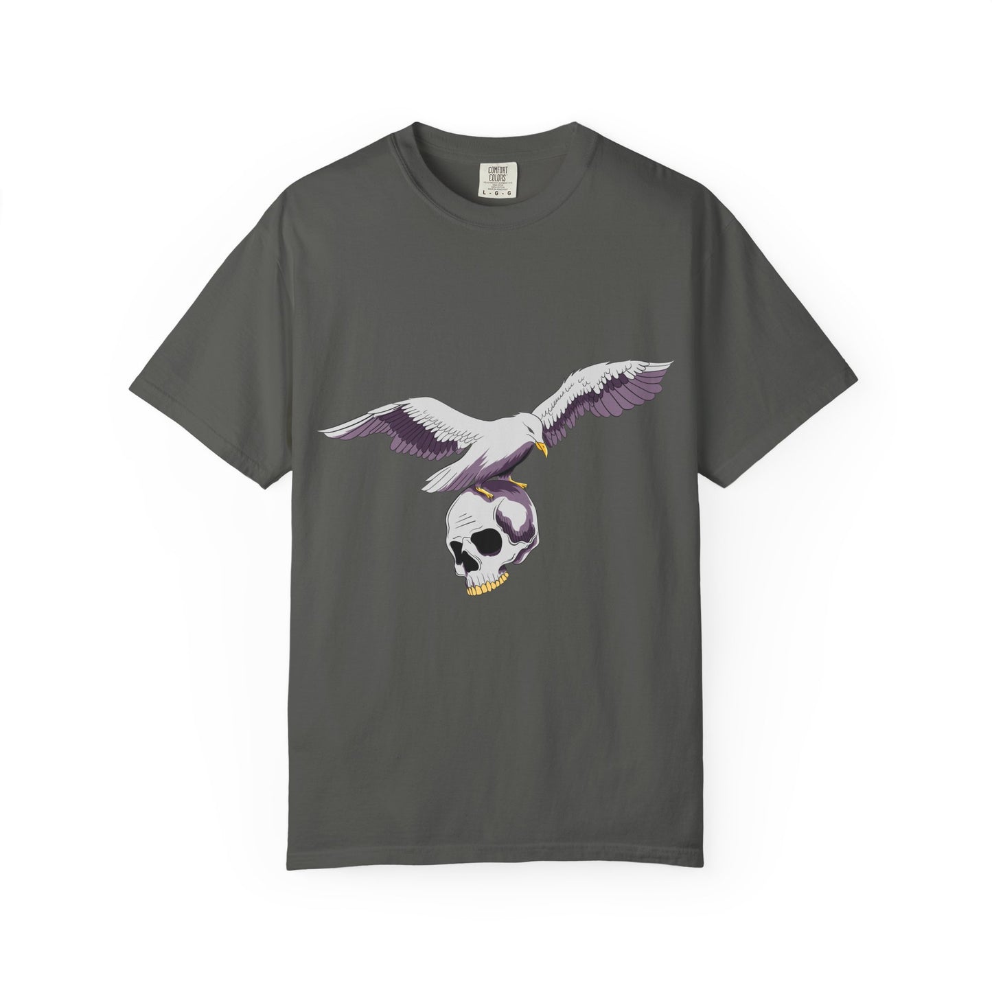 Flying Seagull with Skull Tshirt