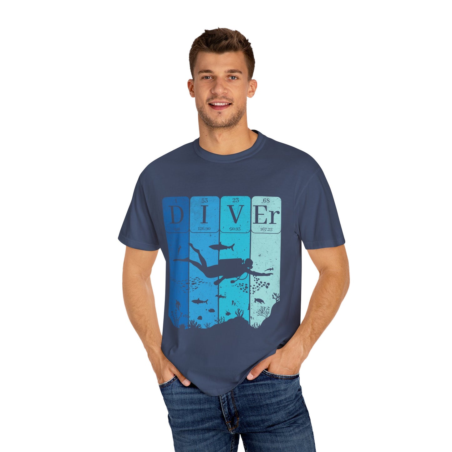 Diver Periodic Table (Almost) Tshirt