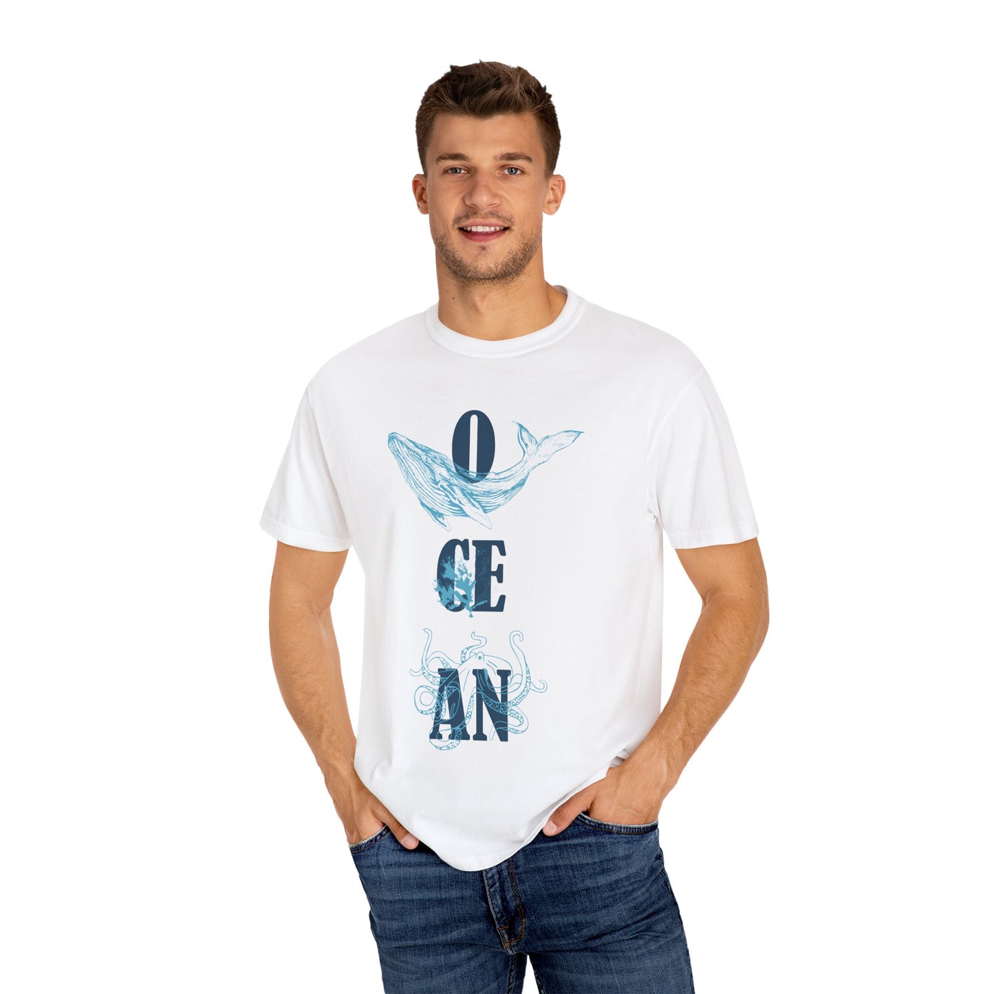 Ocean Overprint Tshirt