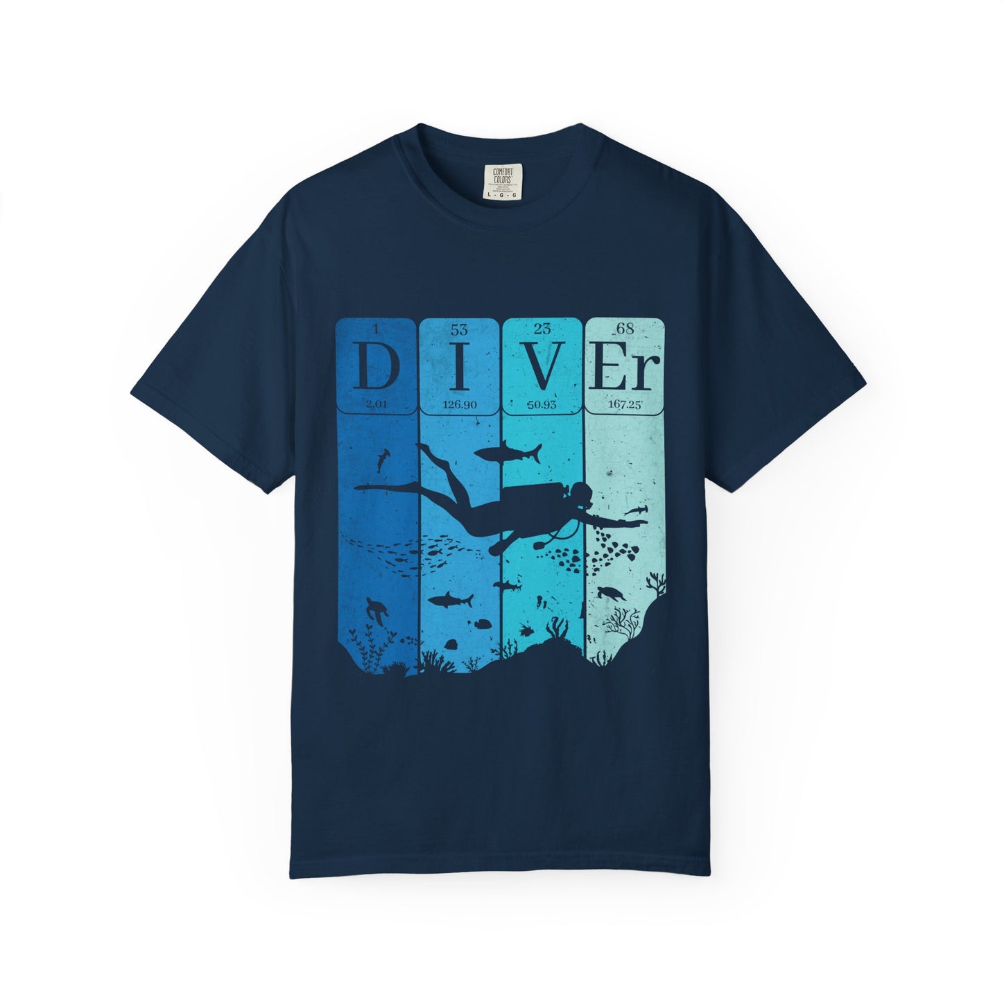 Diver Periodic Table (Almost) Tshirt