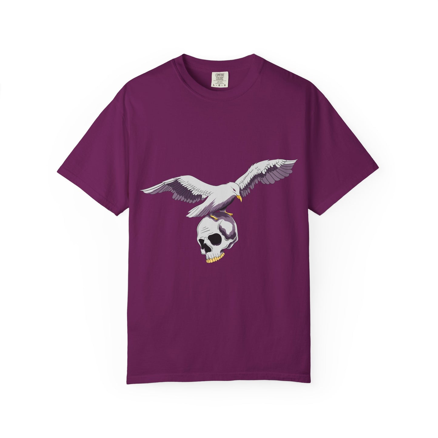 Flying Seagull with Skull Tshirt