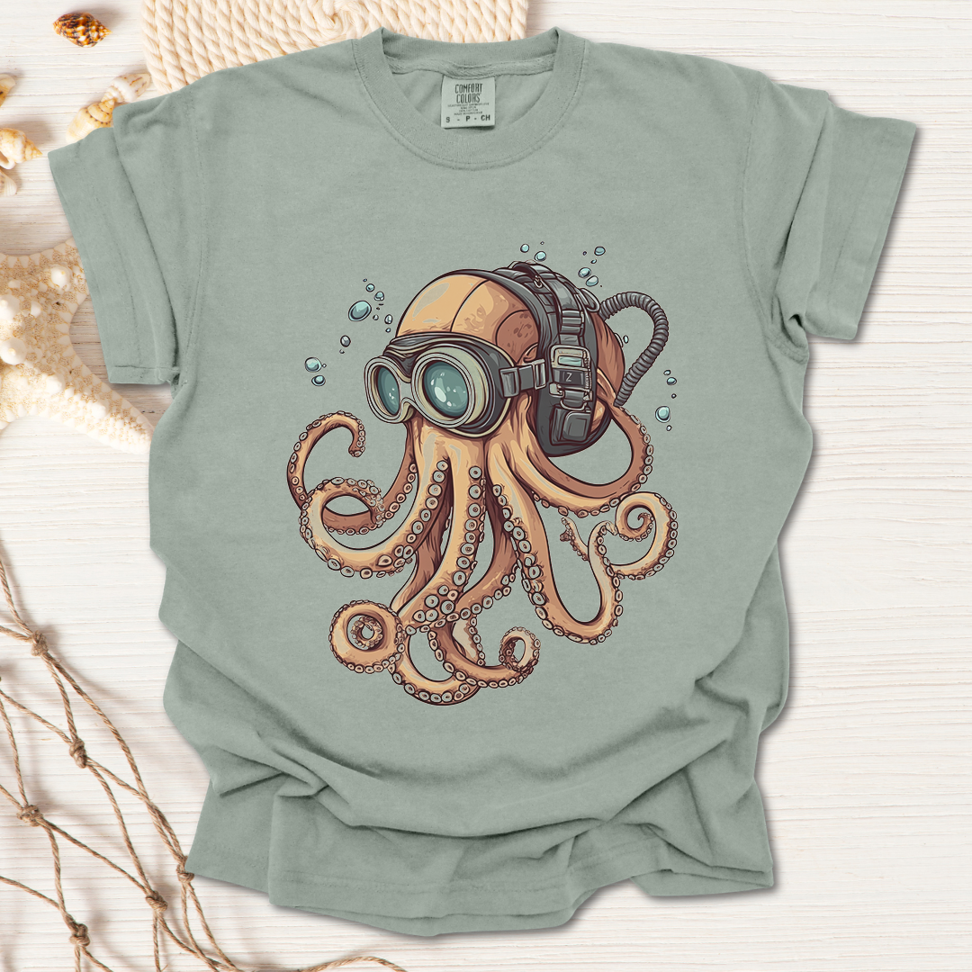 Octopus Diver T-shirt