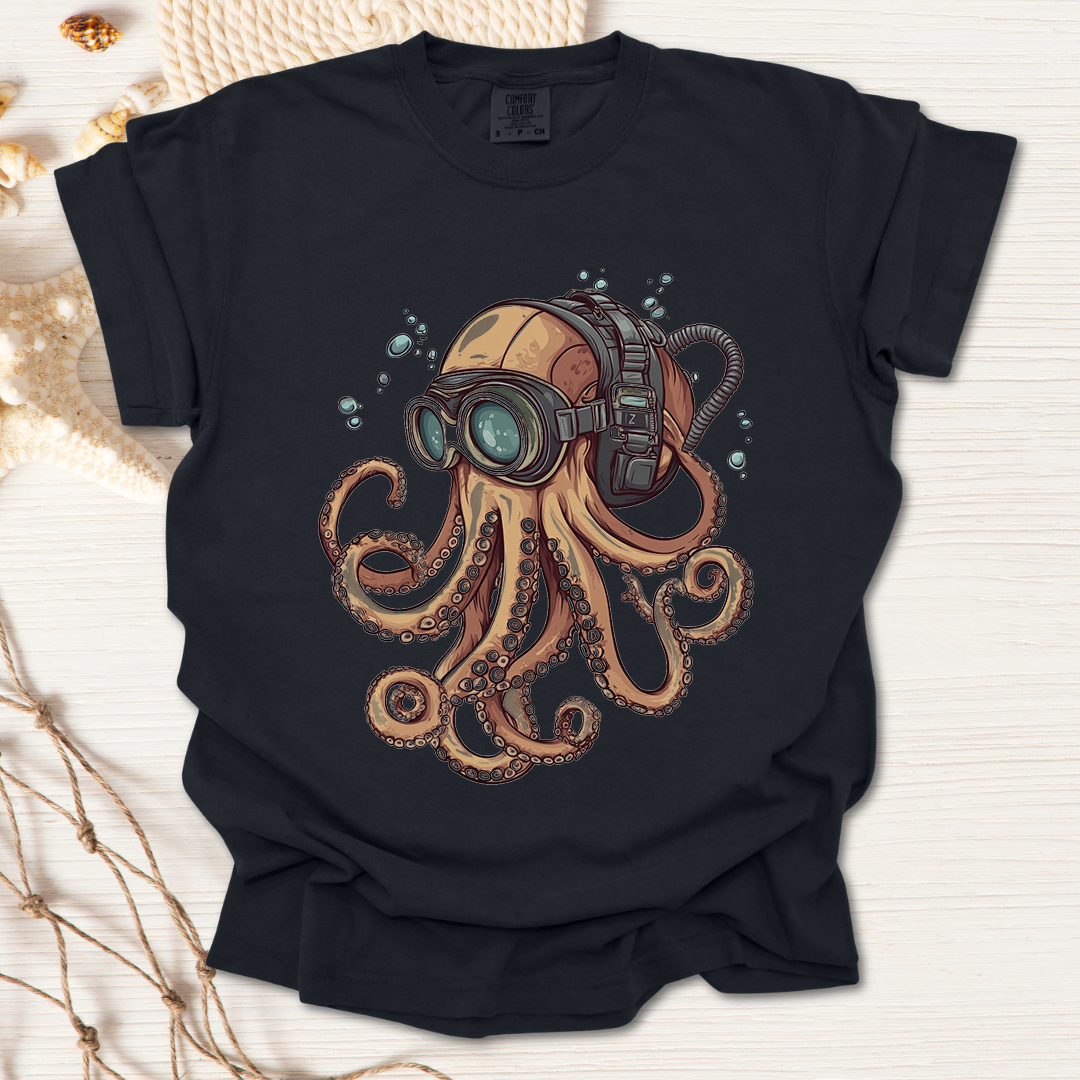 Octopus Diver T-shirt
