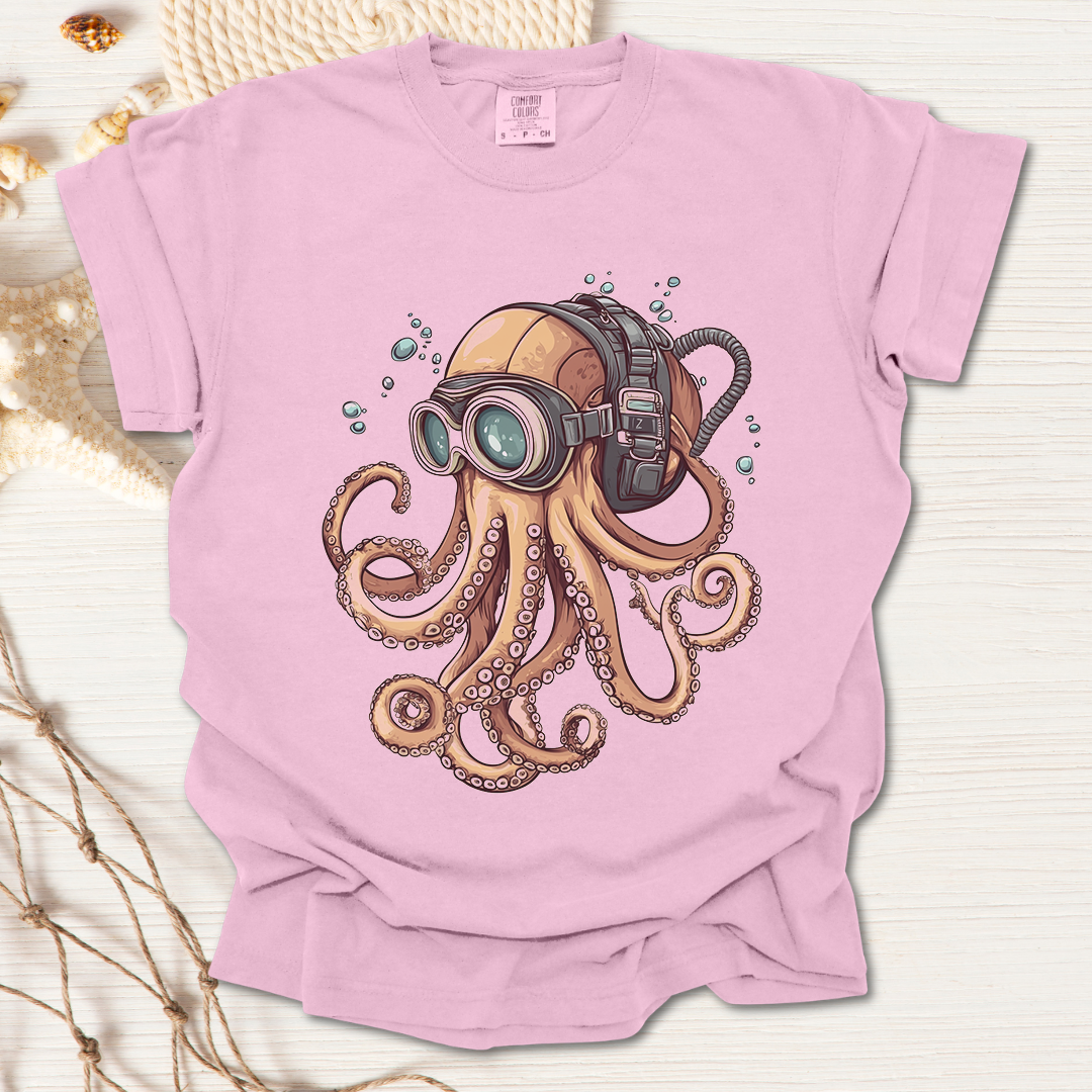 Octopus Diver T-shirt