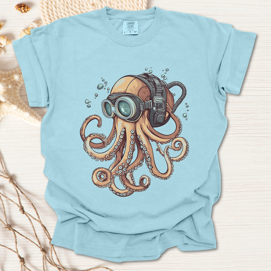 Octopus Diver T-shirt