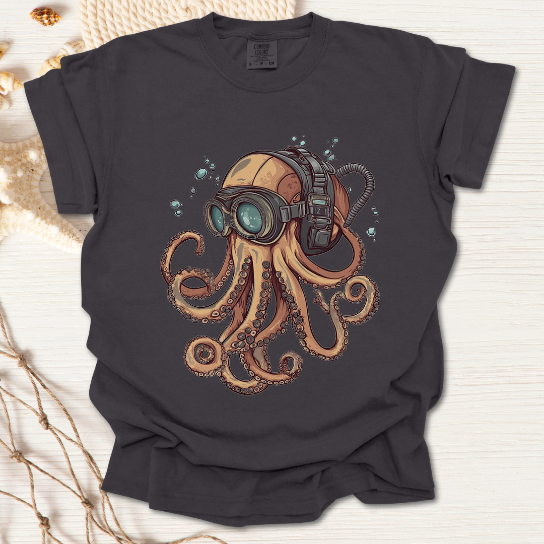 Octopus Diver T-shirt